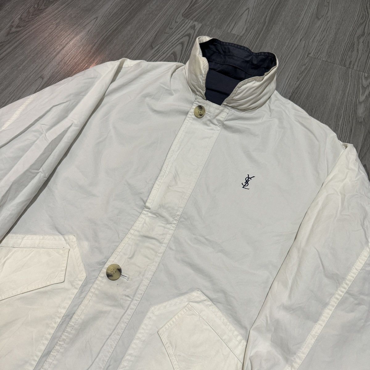 Saint Laurent Paris × Yves Saint Laurent Yves Saint Laurent Two Tone Reversible Parka Jacket Size US M / EU 48-50 / 2 - 11 Thumbnail