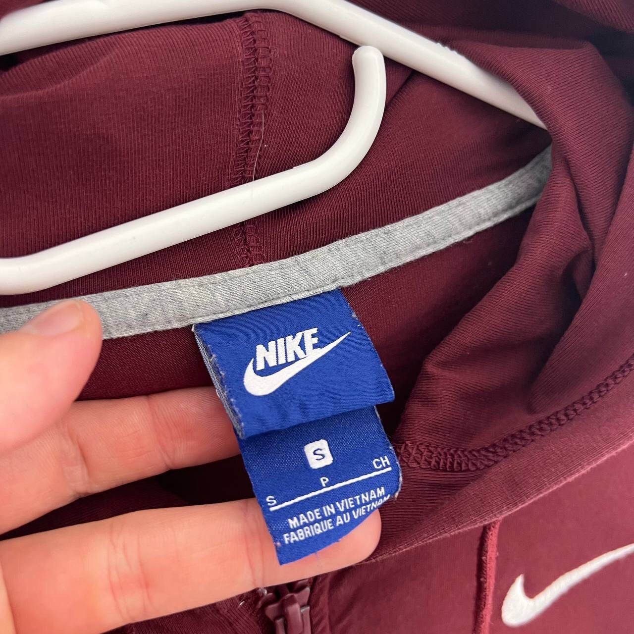 Vintage Y2K Zip Hoodie Nike Vintage Mini Swoosh Baggy Fit Size S / US 4 / IT 40 - 4 Thumbnail