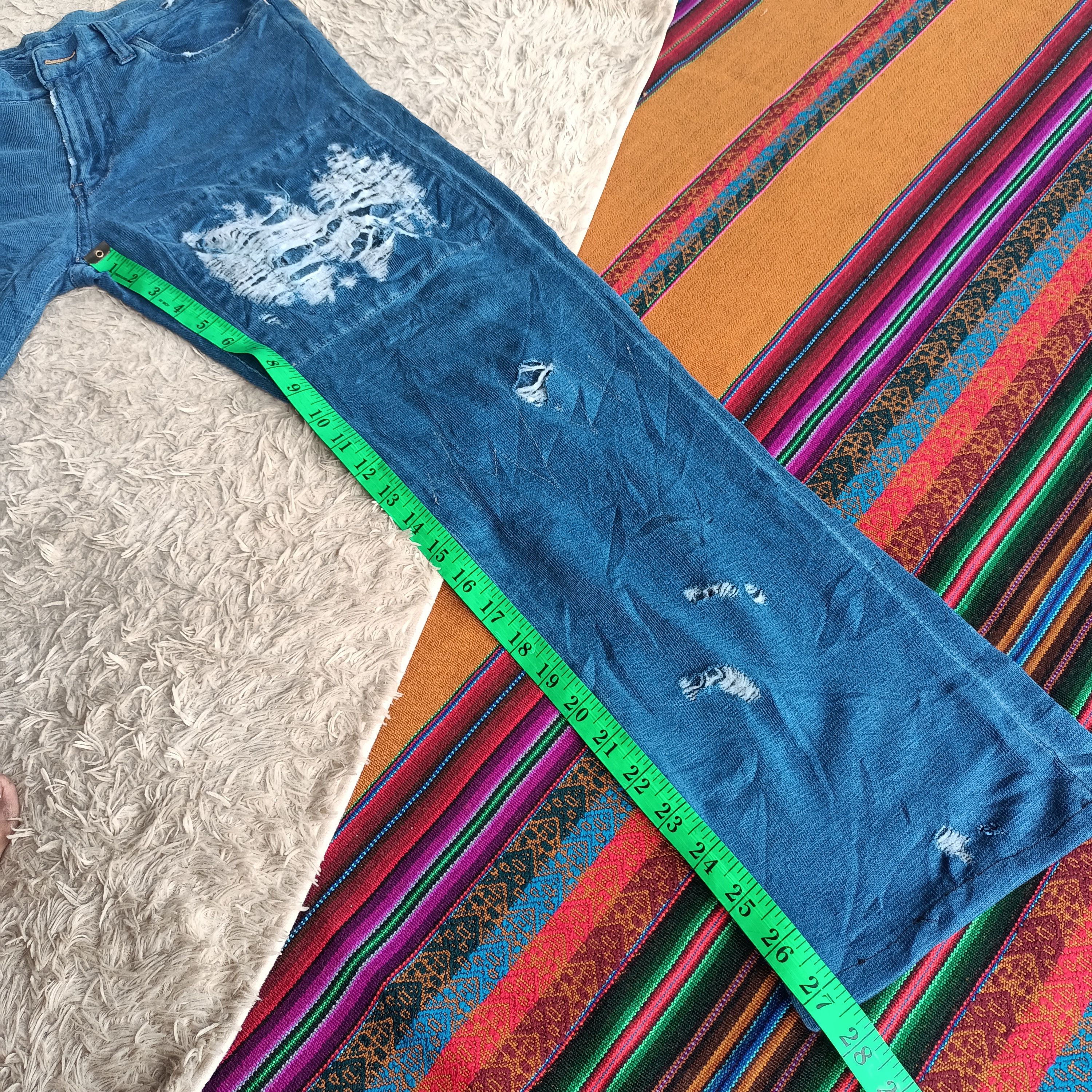 TALKING ABOUT THE ABSTRACTION Talking About The Abstraction buckle back ripped pants Size US 31 - 22 Thumbnail