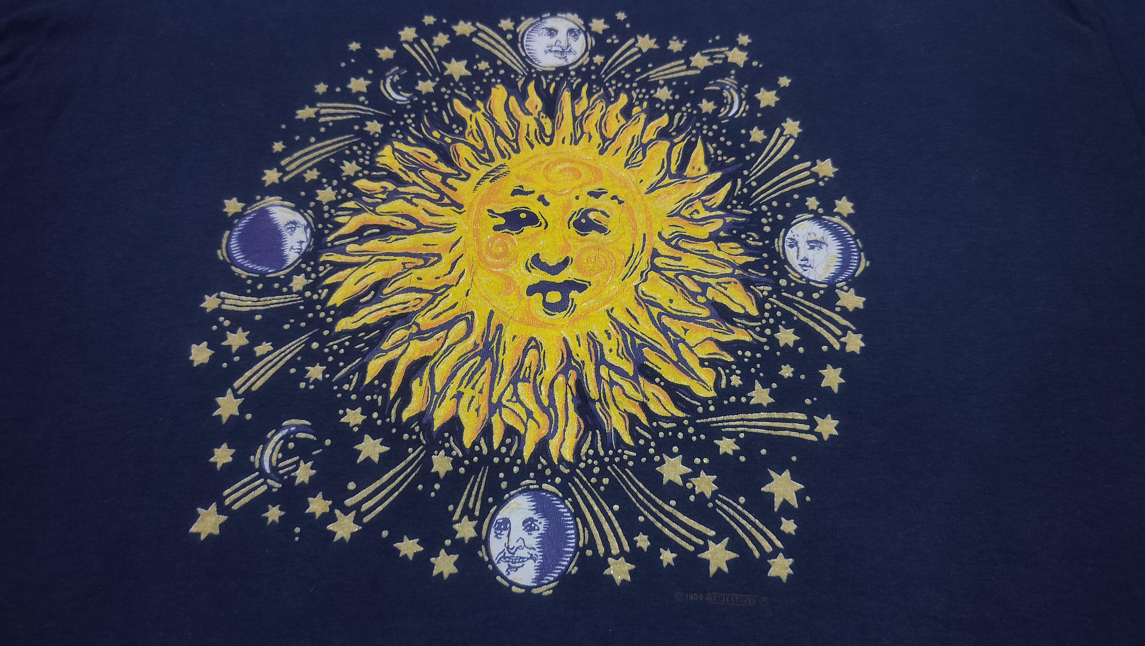 Arts & Science Rare vintage 90s Sun and moon arts tshirt Size US XL / EU 56 / 4 - 2 Thumbnail