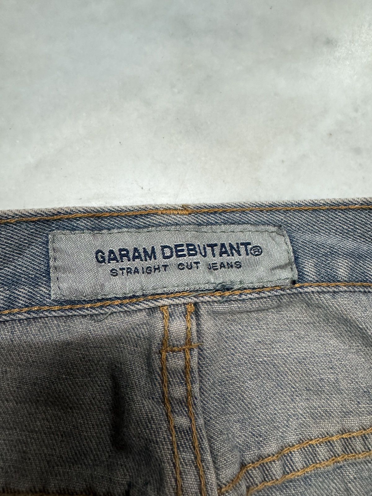 Japanese Brand 💥SICK 90s GARAM DEBUTANT STRAIGHT CUT JEANS MUDMAX JEANS Size US 30 / EU 46 - 8 Thumbnail
