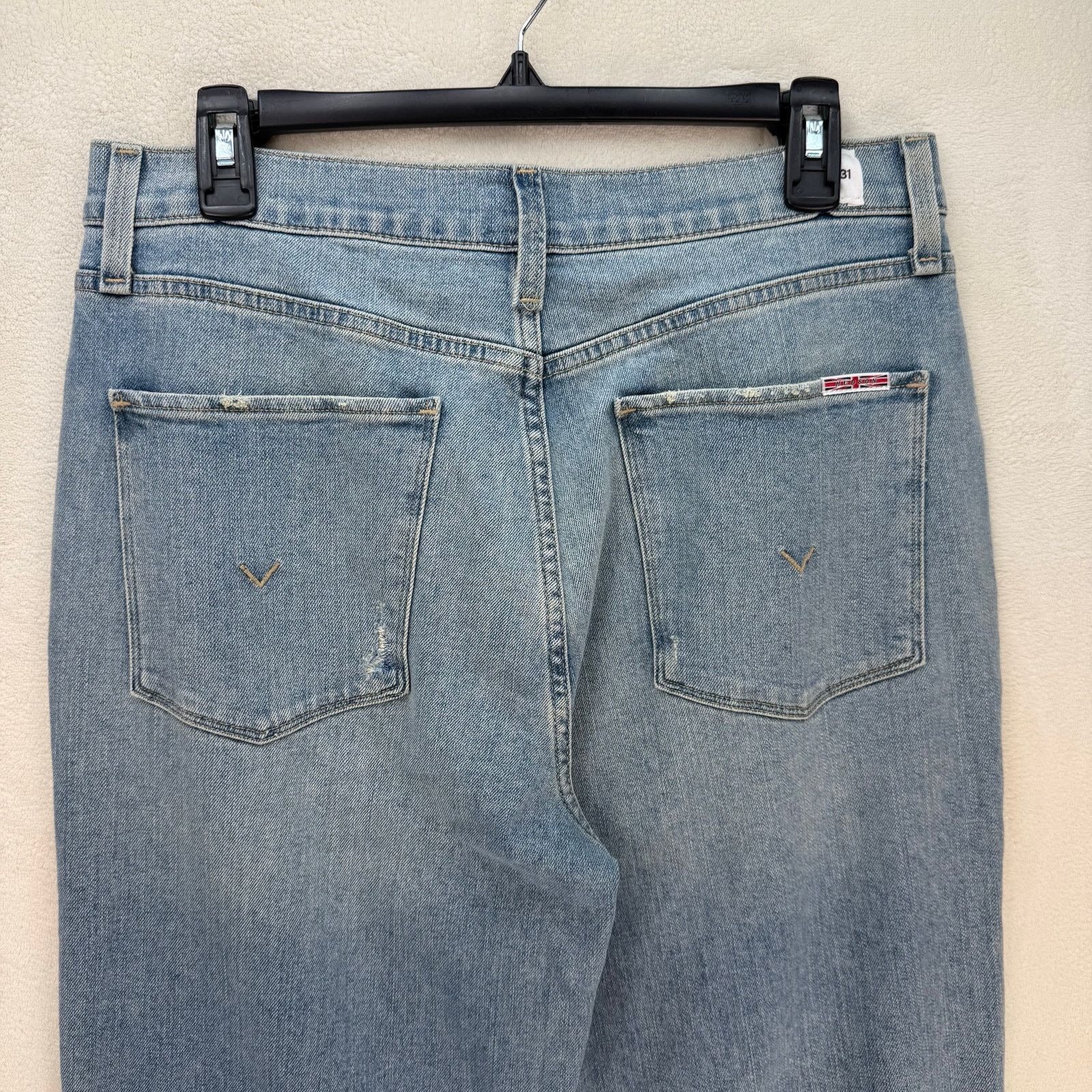 Hudson HUDSON WOMEN'S SIZE 32 NOA MID RISE STRAIGHT CROP LIGHT WA Size 32" / US 10 / IT 46 - 4 Thumbnail