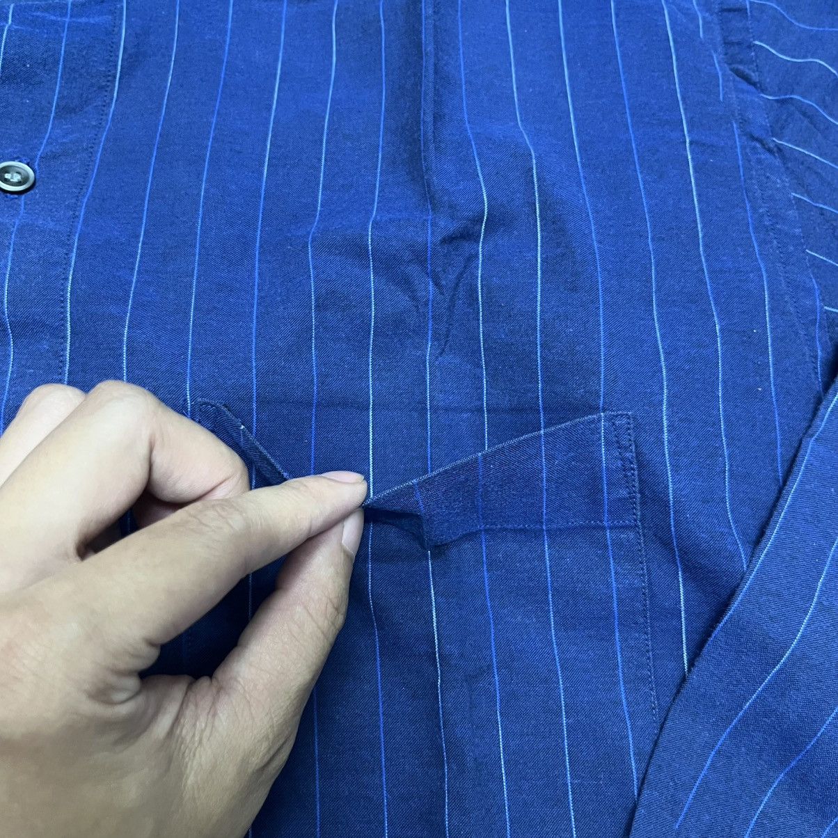 Issey Miyake IM Product By Issey Miyake Sanghai Stripe Shirt Size US L / EU 52-54 / 3 - 4 Thumbnail
