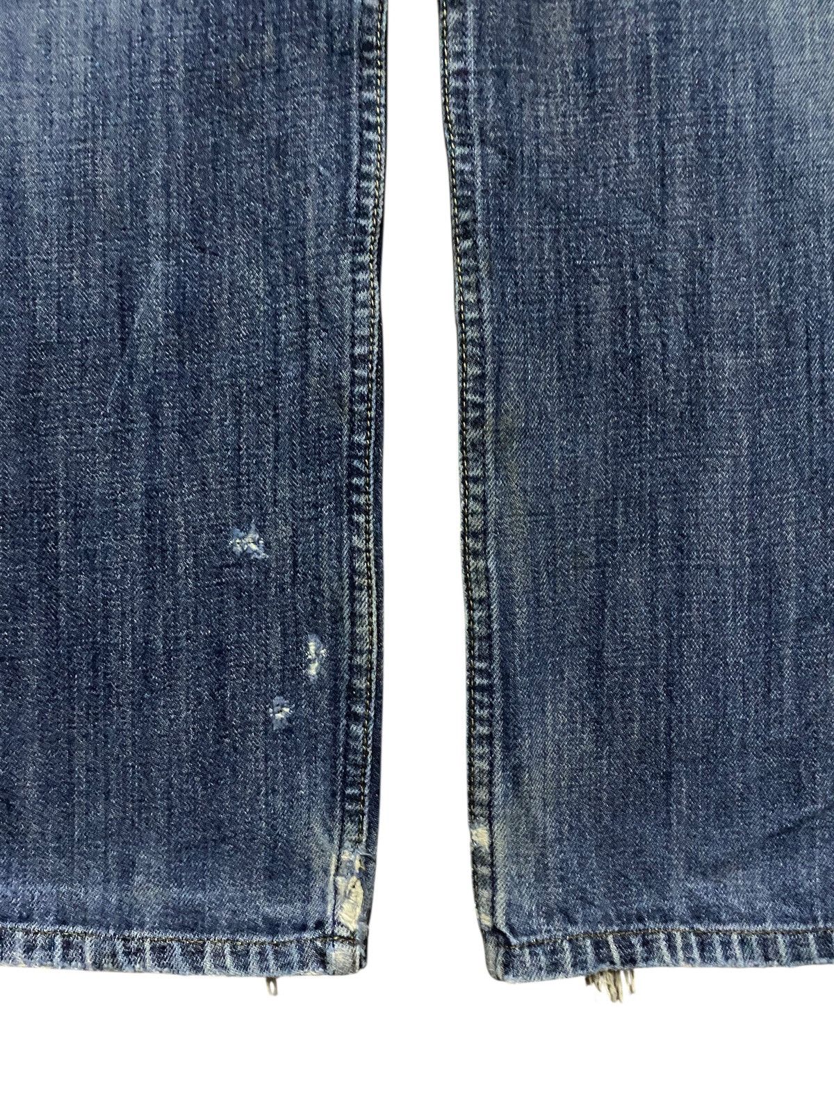 Levi's Vintage Clothing Vintage Levis 553 Mud Wash Distressed Loose Jeans Size US 32 / EU 48 - 7 Thumbnail