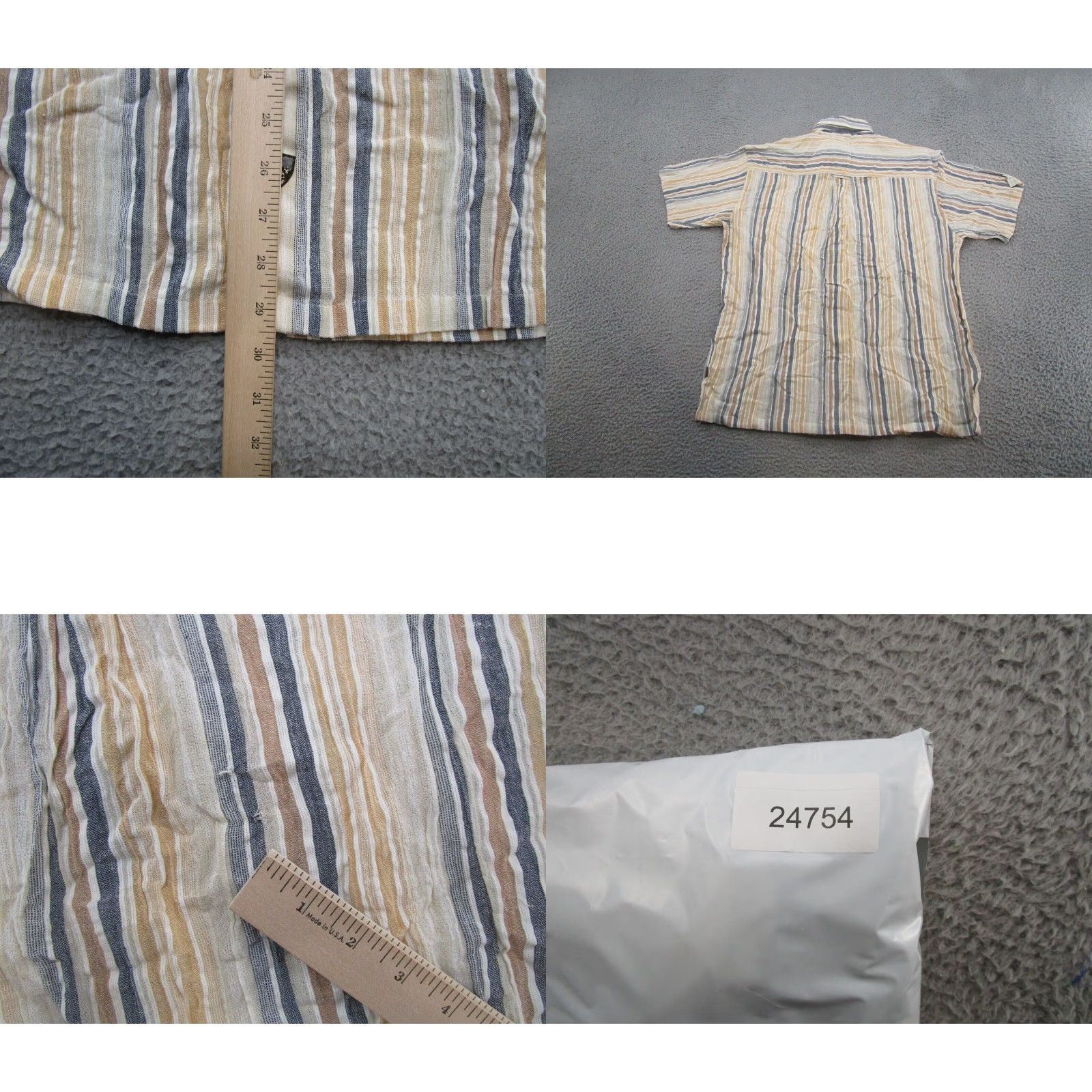 Vintage VTG KUHL Men’s Striped Cotton Shirt L Jewelry Read Size US L / EU 52-54 / 3 - 8 Thumbnail