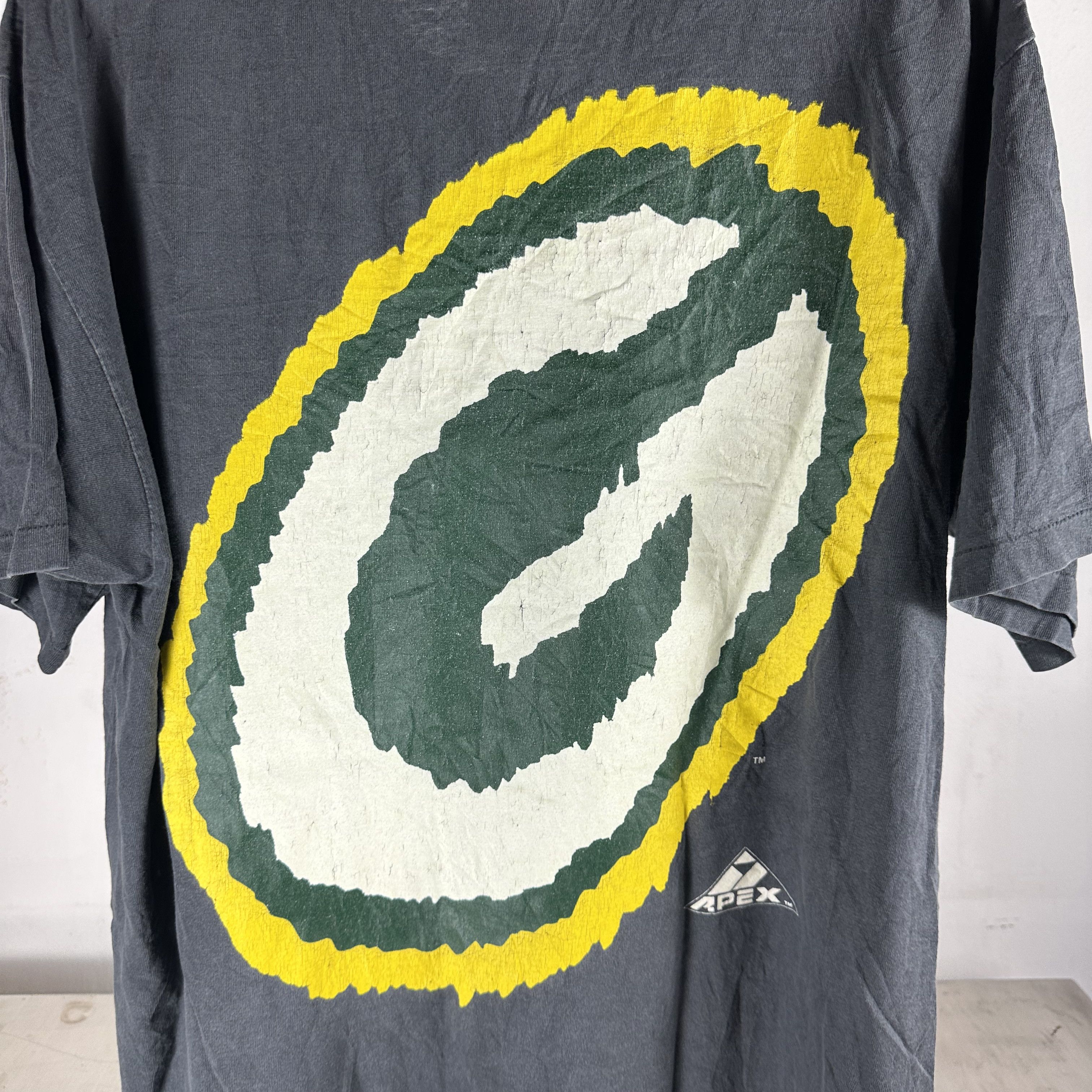 Vintage 90s Green Bay Packers NFL Apex One Double Sided T-shirt Size US XL / EU 56 / 4 - 4 Thumbnail