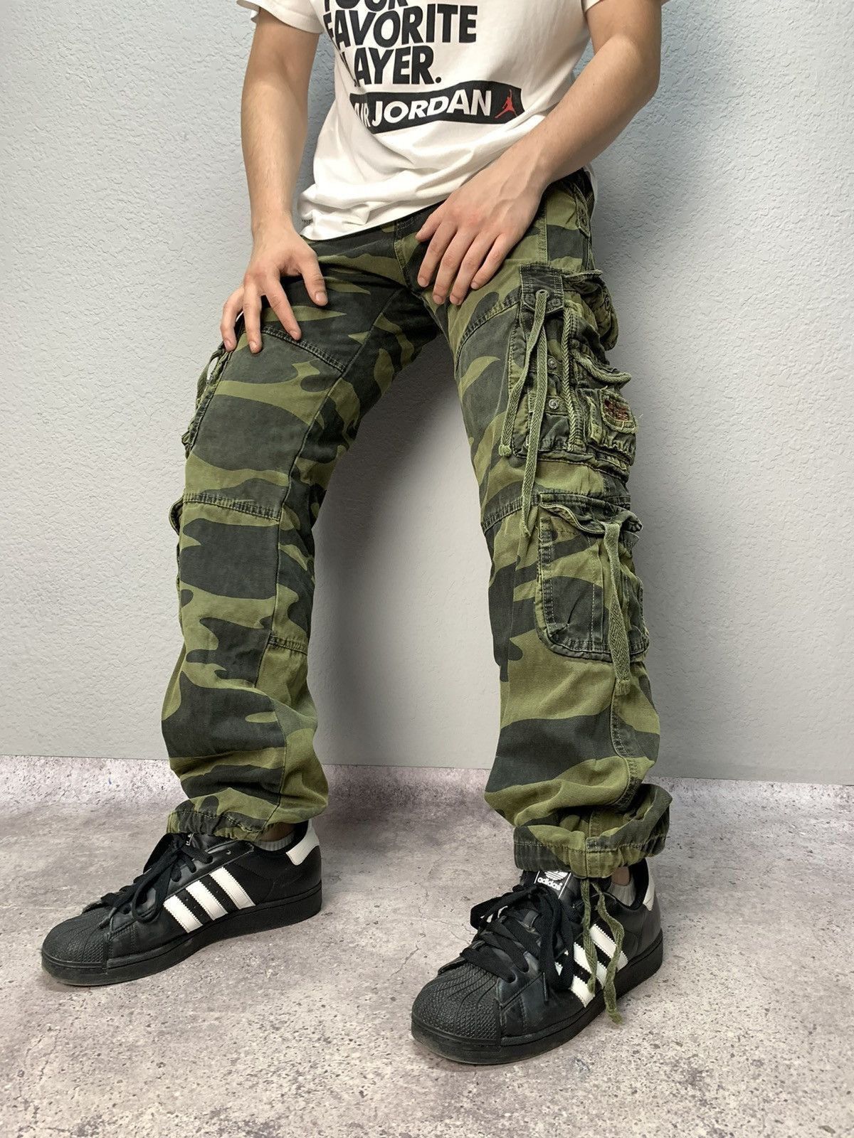 Japanese Brand × Vintage Vintage Junya Watanabe Balenciaga Style Bondage Cargo Pants Size US 32 / EU 48 - 6 Thumbnail