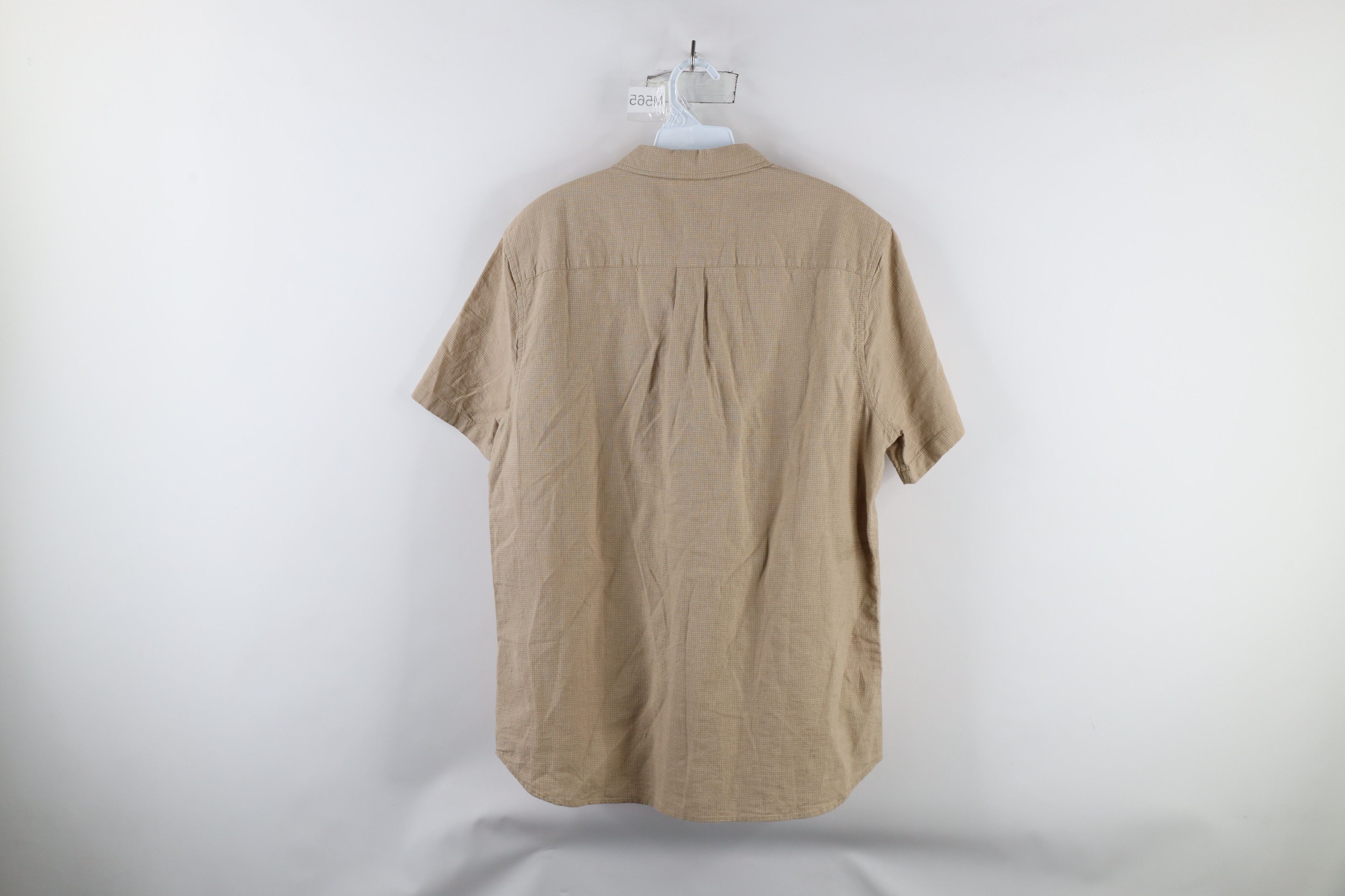 Madewell × Vintage Madewell Fit Linen Blend Short Sleeve Collared Button Shirt Size US M / EU 48-50 / 2 - 8 Thumbnail