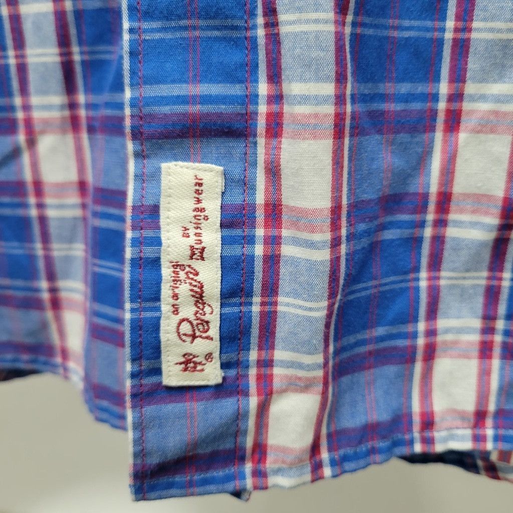 Original Penguin Penguin Men's Short Sleeves Button-Up Classic Plaid Size US XXL / EU 58 / 5 - 6 Thumbnail