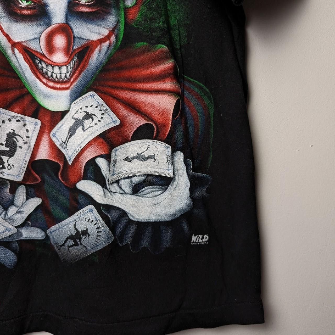 Vintage Vintage Horror Joker Jokes Scary Cards Wild T-Shirt Size US M / EU 48-50 / 2 - 2 Preview