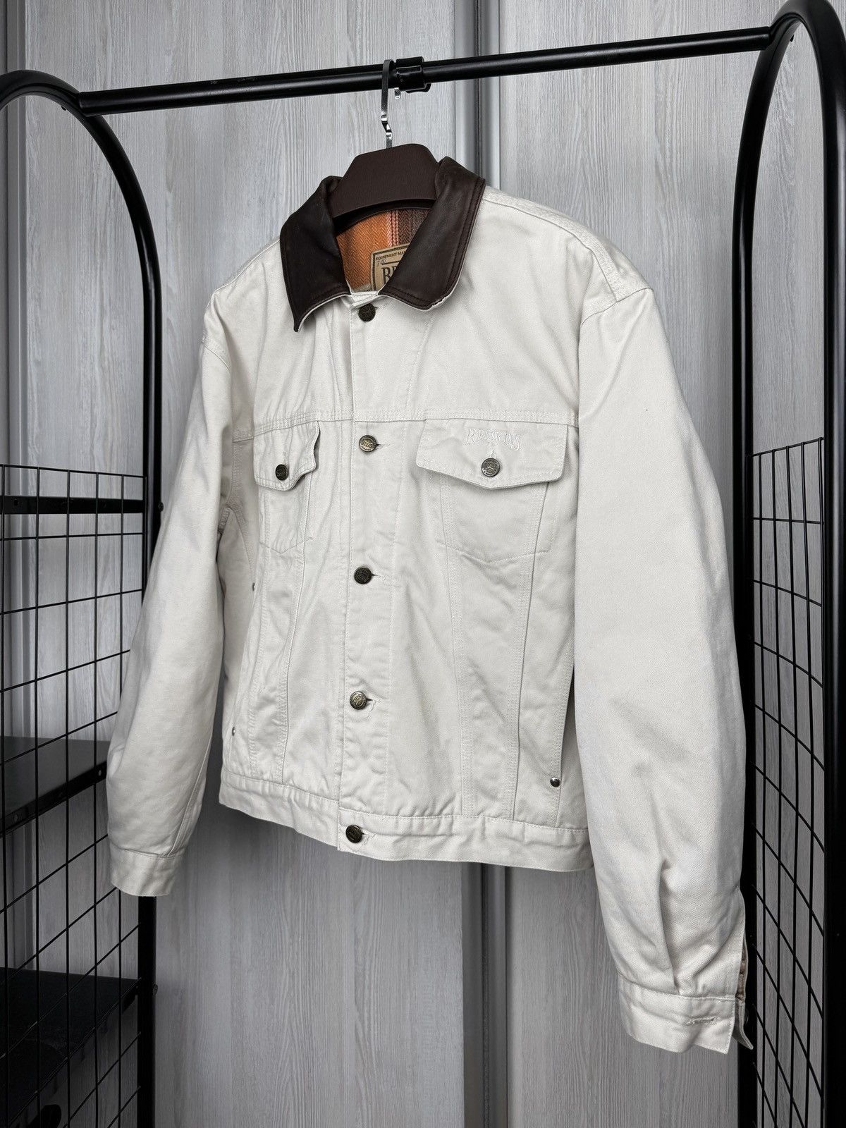 Other Redskins vintage 00s y2k Trucker Bomber leather collar jackt Size US M / EU 48-50 / 2 - 5 Thumbnail