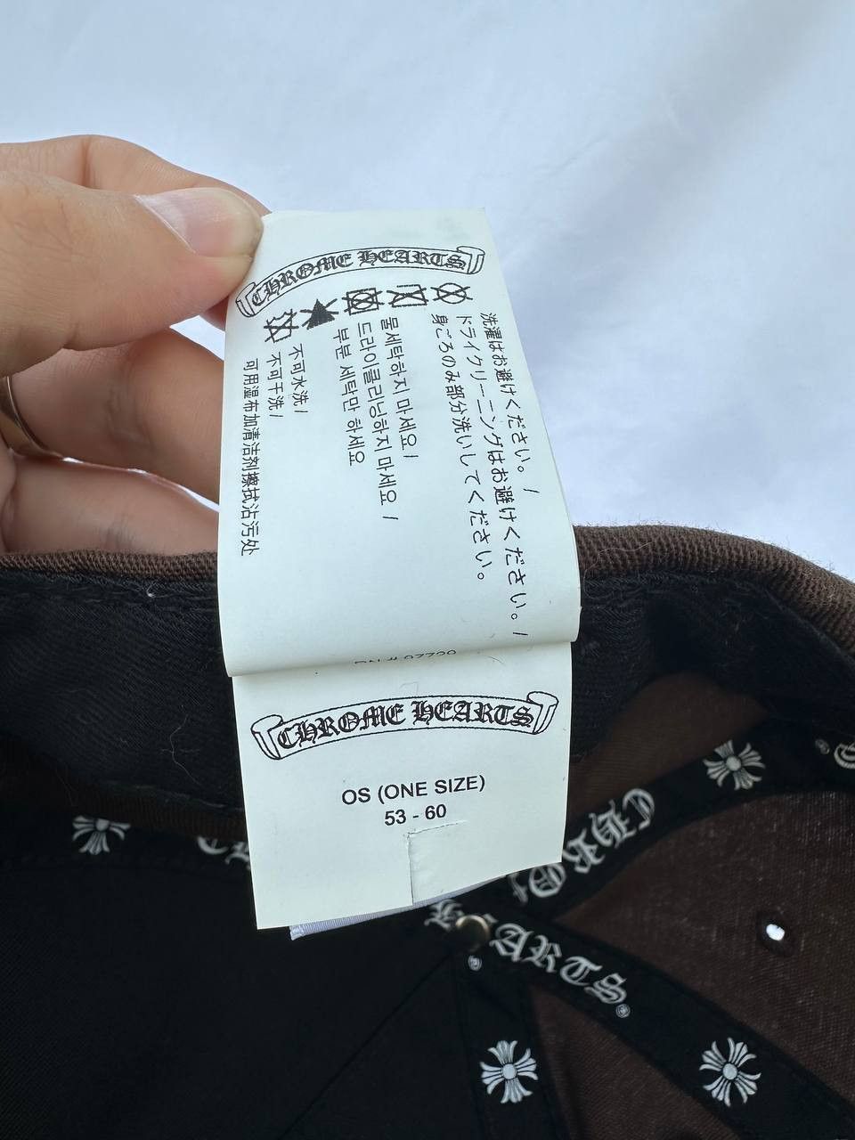 Chrome Hearts Chrome Hearts CH Baseball Hat Brown/Pink Size ONE SIZE - 8 Thumbnail