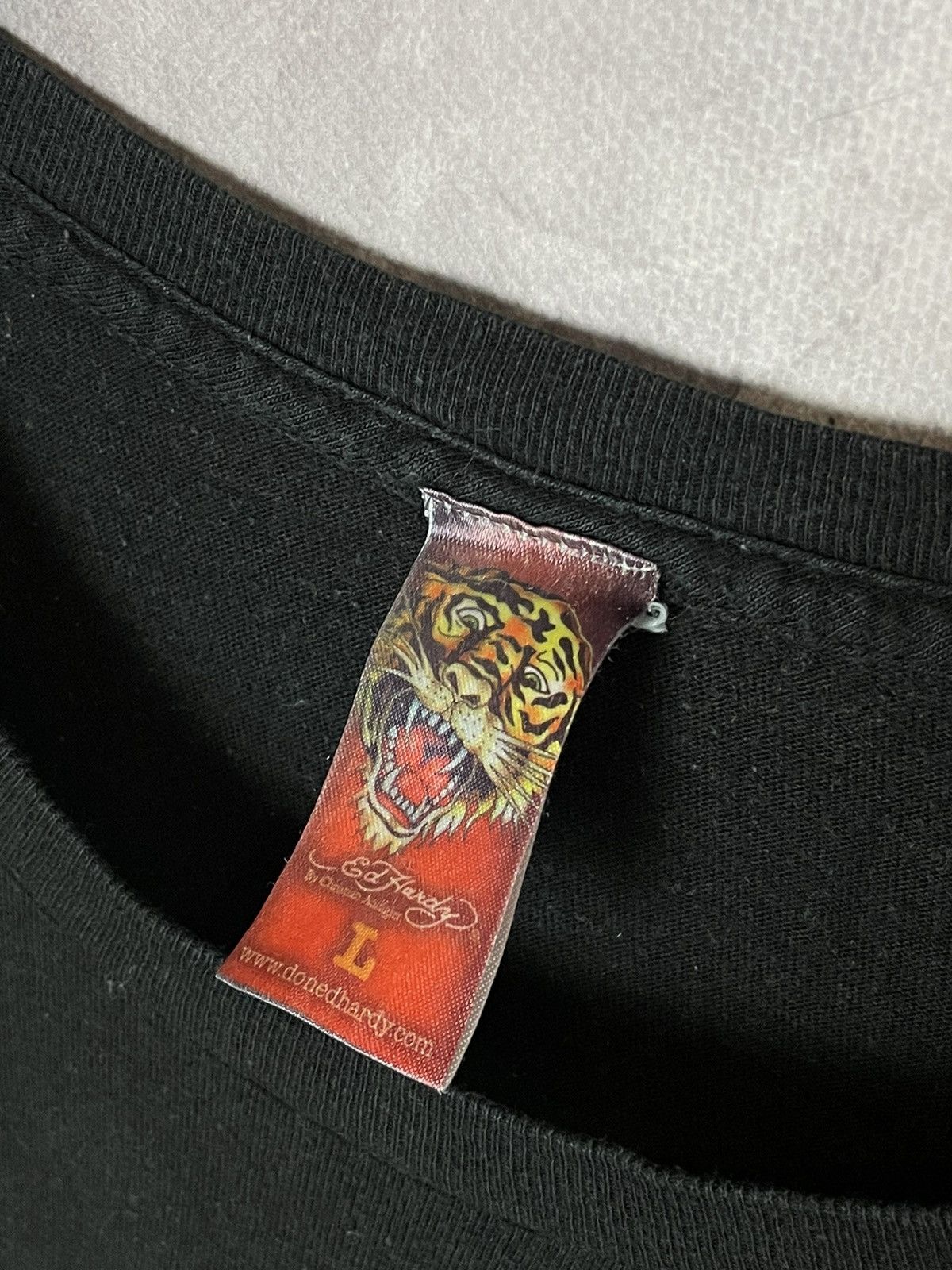 Affliction × Christian Audigier × Ed Hardy Vintage 90's Ed Hardy Japanese Tiger Tattoo Y2K T-shirt Size US L / EU 52-54 / 3 - 6 Thumbnail