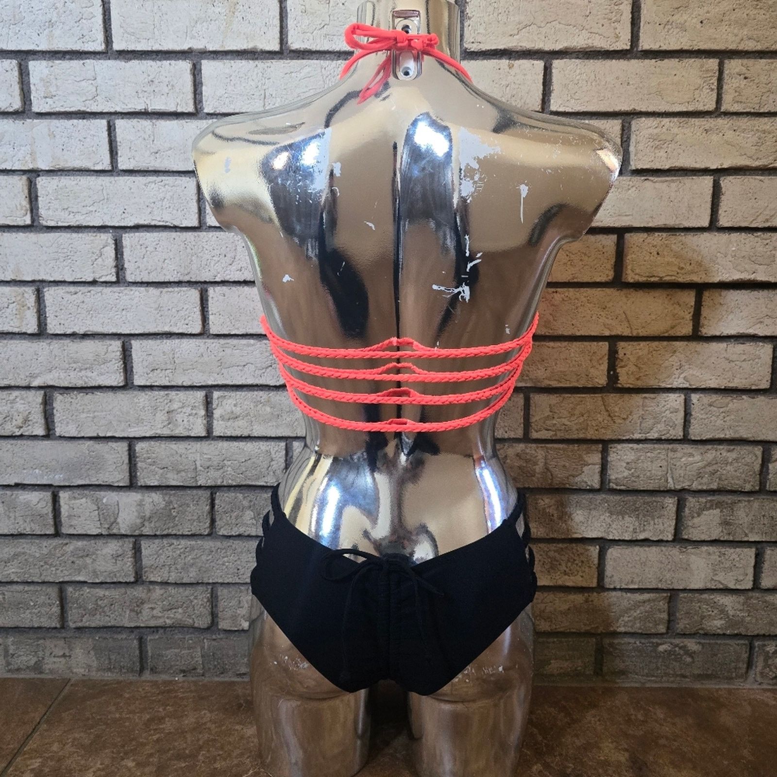 Orange Black FYS Kingston Bikini Set