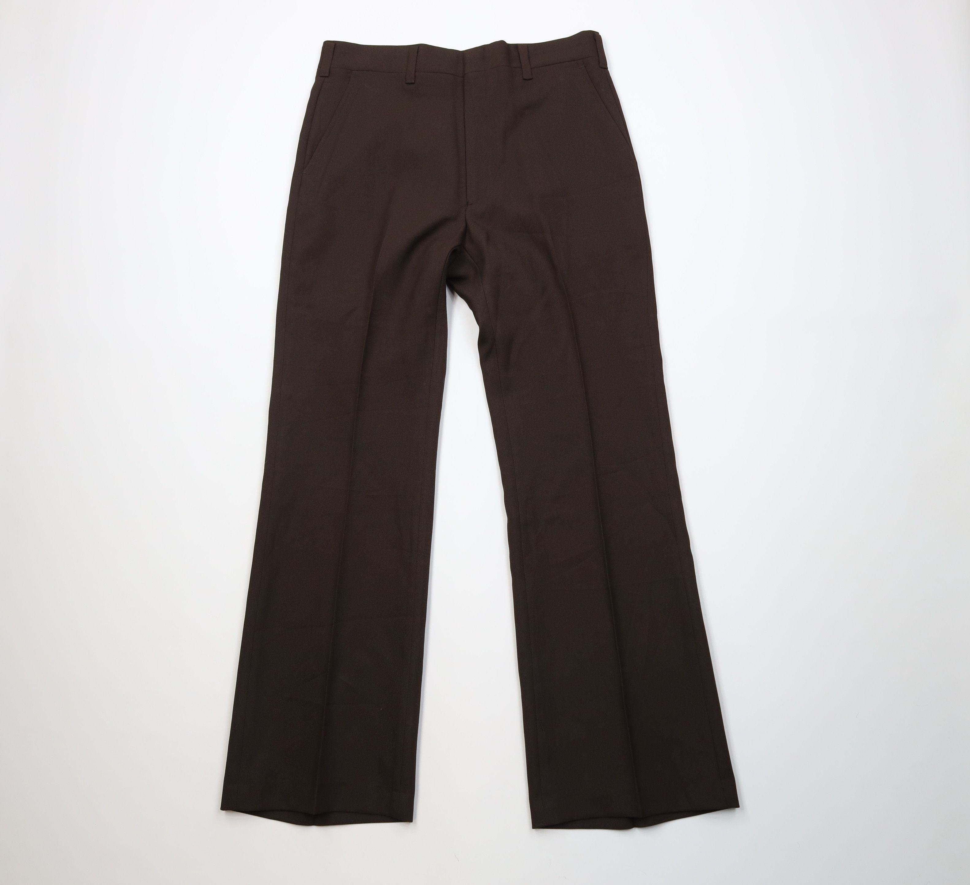 Vintage Vintage 70s Streetwear Wide Leg Bell Bottoms Chino Pants USA Size US 32 / EU 48 - 1 Thumbnail