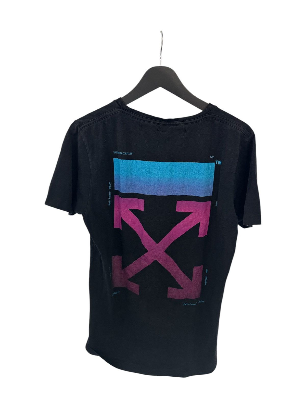 Off-White Off-white Diagonal Gradient Cross Tee Size US S / EU 44-46 / 1 - 2 Thumbnail