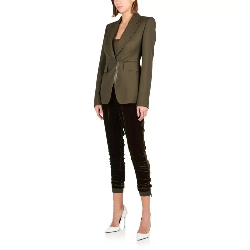 Tom Ford o1loc1c1124 GI2913 Wool Viscose Jacket in Brown Size XS / US 0-2 / IT 36-38 - 2 Thumbnail