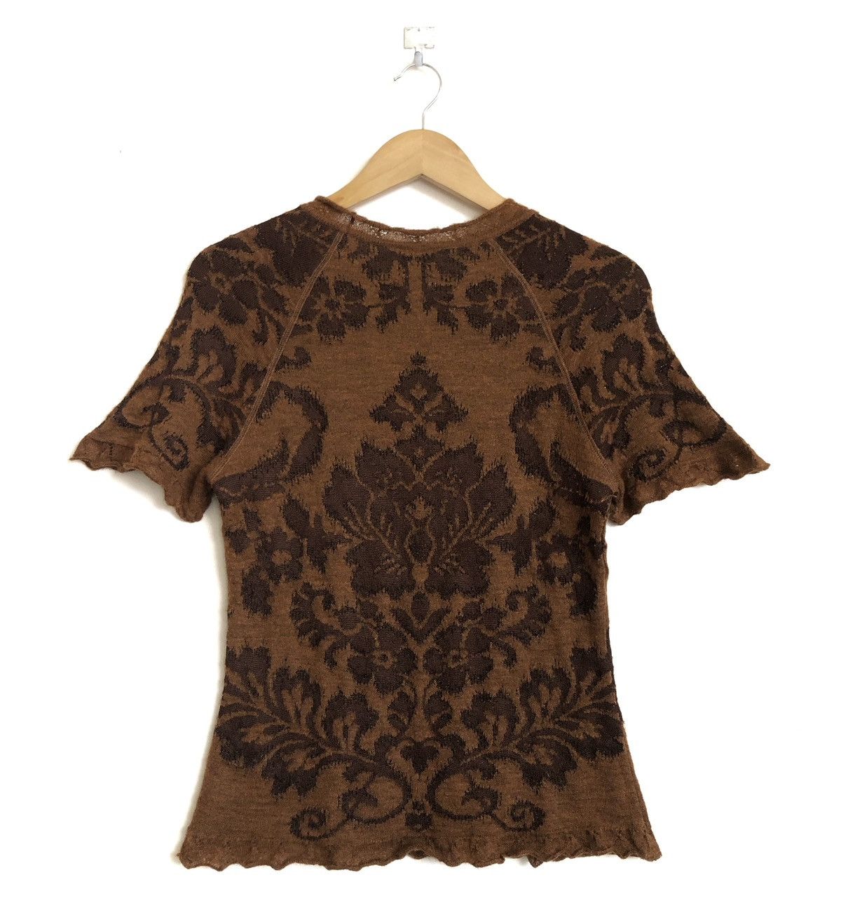 Kenzo RARE🔥90’S MOHAIR RAYON BLEND KNIT TOPS Size XS / US 0-2 / IT 36-38 - 2 Thumbnail