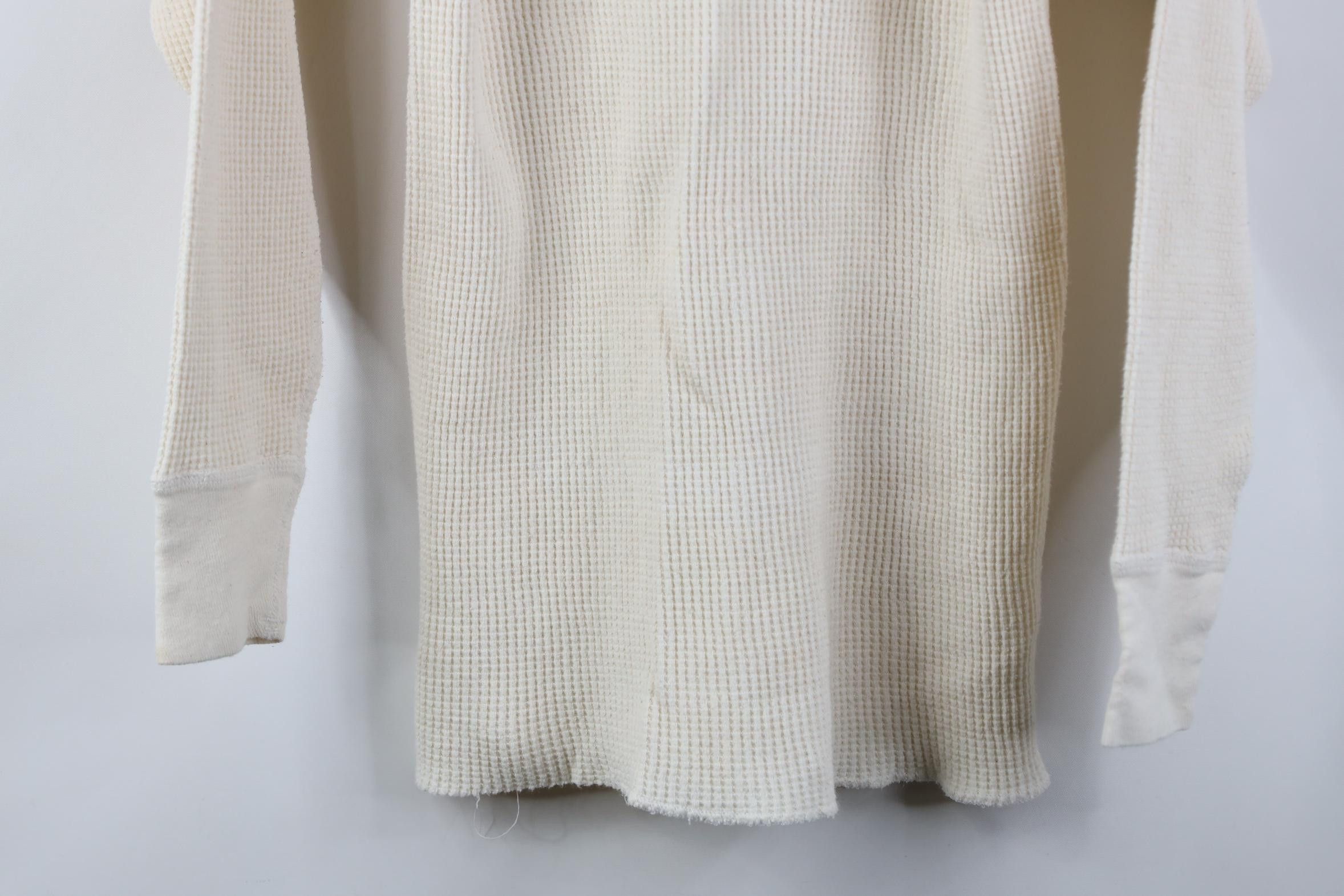 Vintage Vintage 90s Streetwear Waffle Knit T-Shirt Cotton USA Size US M / EU 48-50 / 2 - 3 Thumbnail