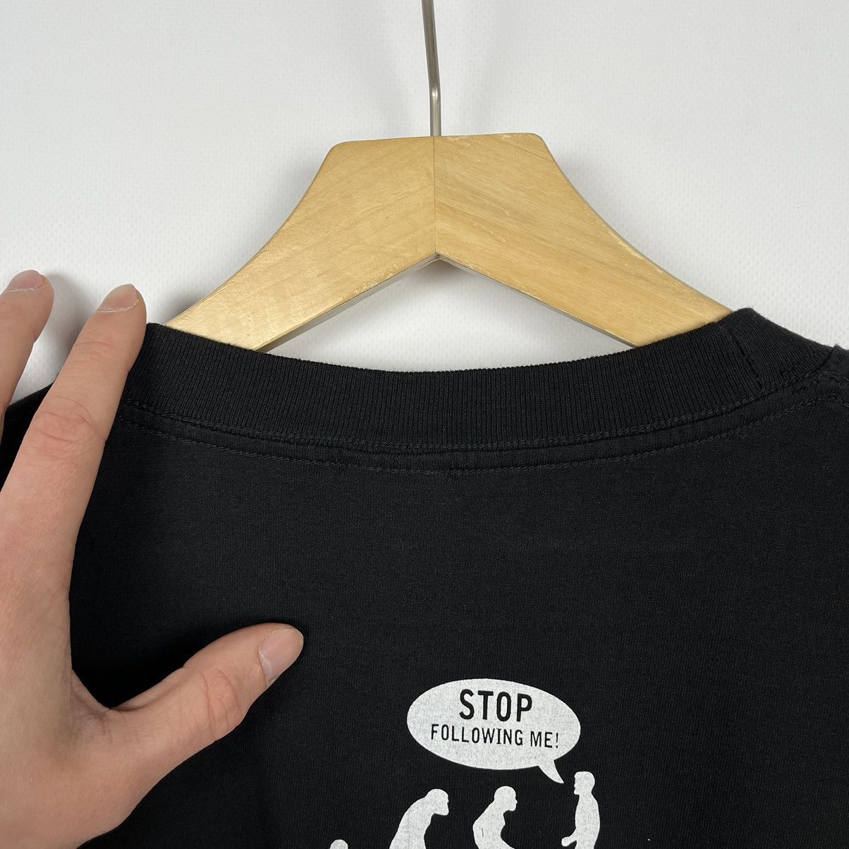 Vintage Vintage Human evolution y2k “stop following me” tee 90’s Size US XL / EU 56 / 4 - 10 Thumbnail