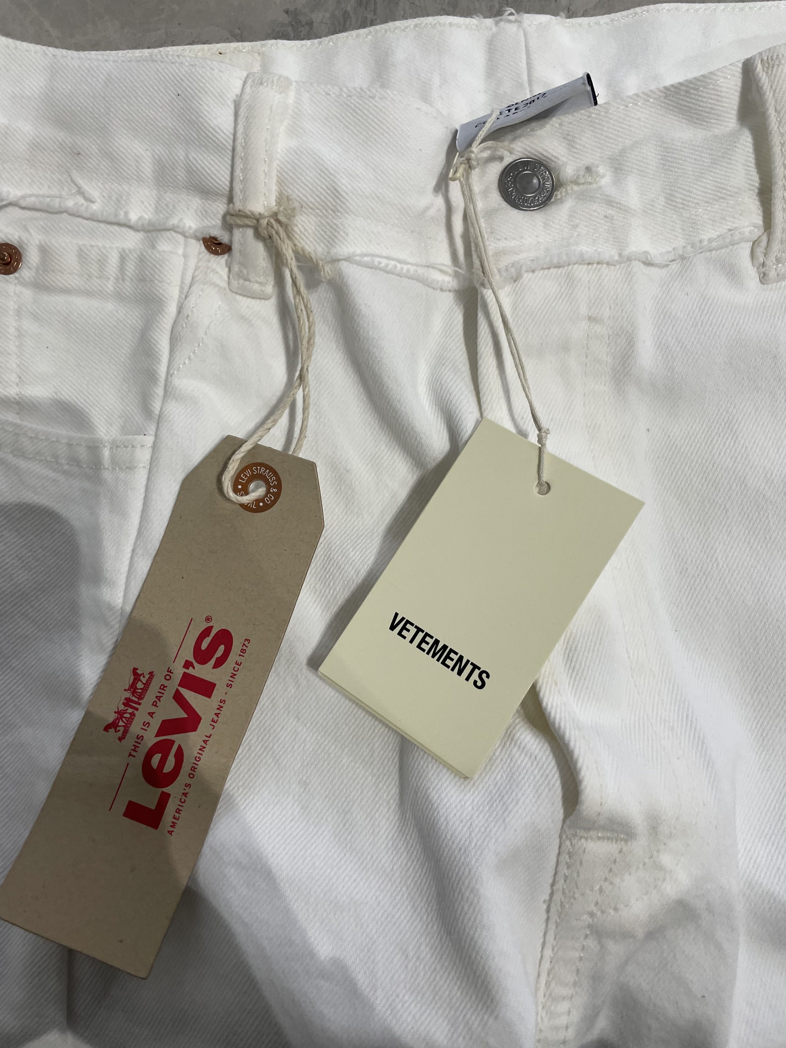 Levi's × Vetements Vetements X Levi's Panelled Jeans Size 28" / US 6 / IT 42 - 3 Thumbnail