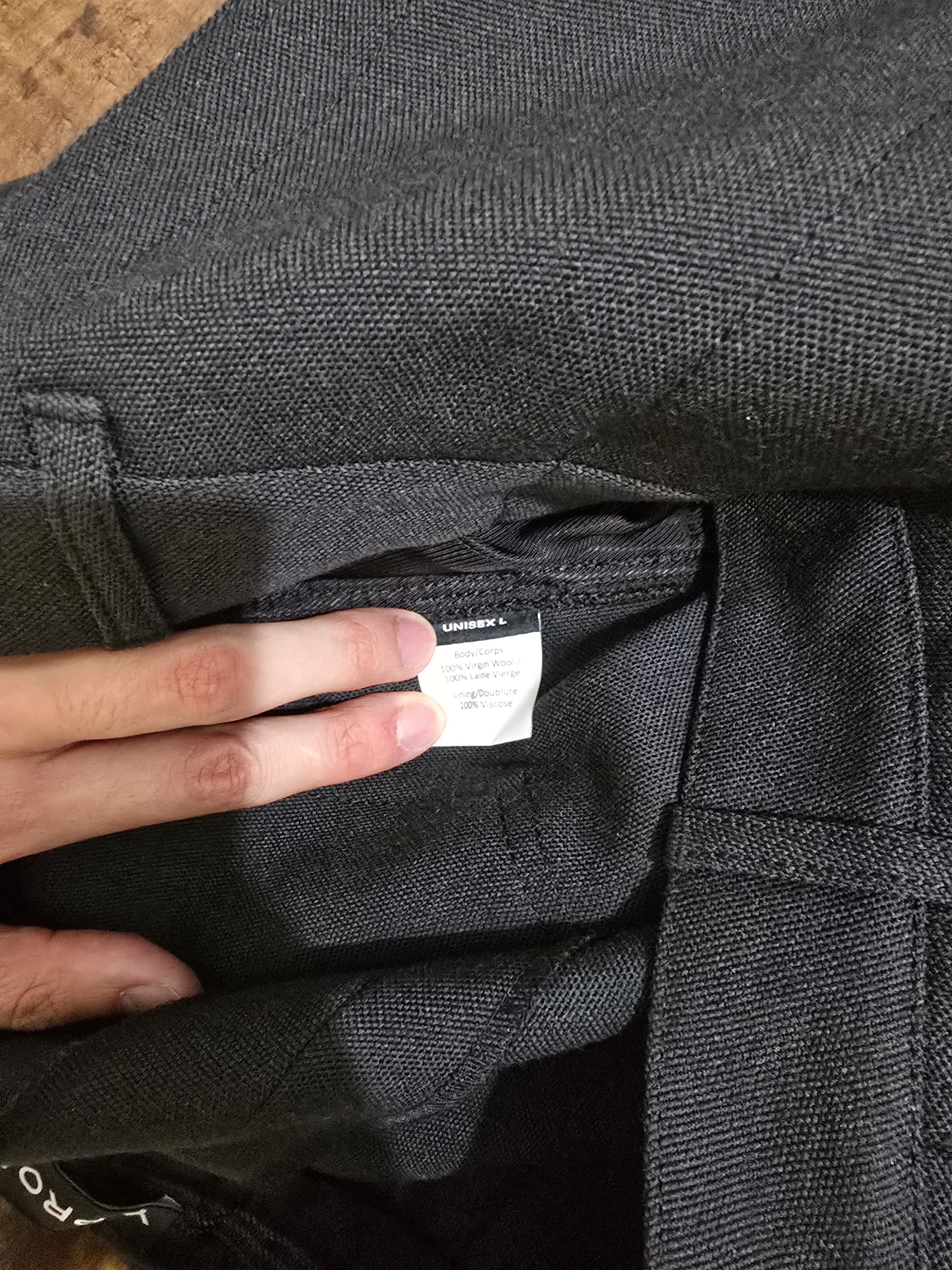 Y/Project Y/Project Wide Leg Virgin Wool Banana Trousers Size US 32 / EU 48 - 6 Thumbnail