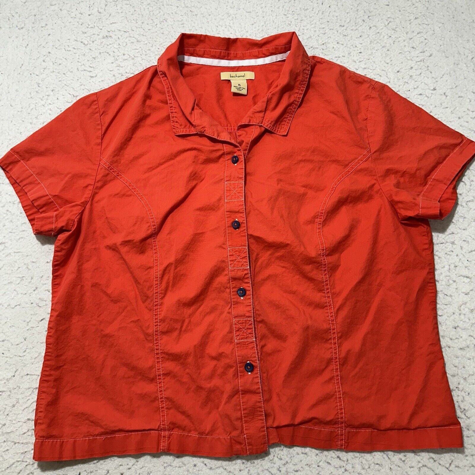 Other Bechamel Women's XL Button Down Collared Shirt Pink Top Size XL / US 12-14 / IT 48-50 - 1 Thumbnail