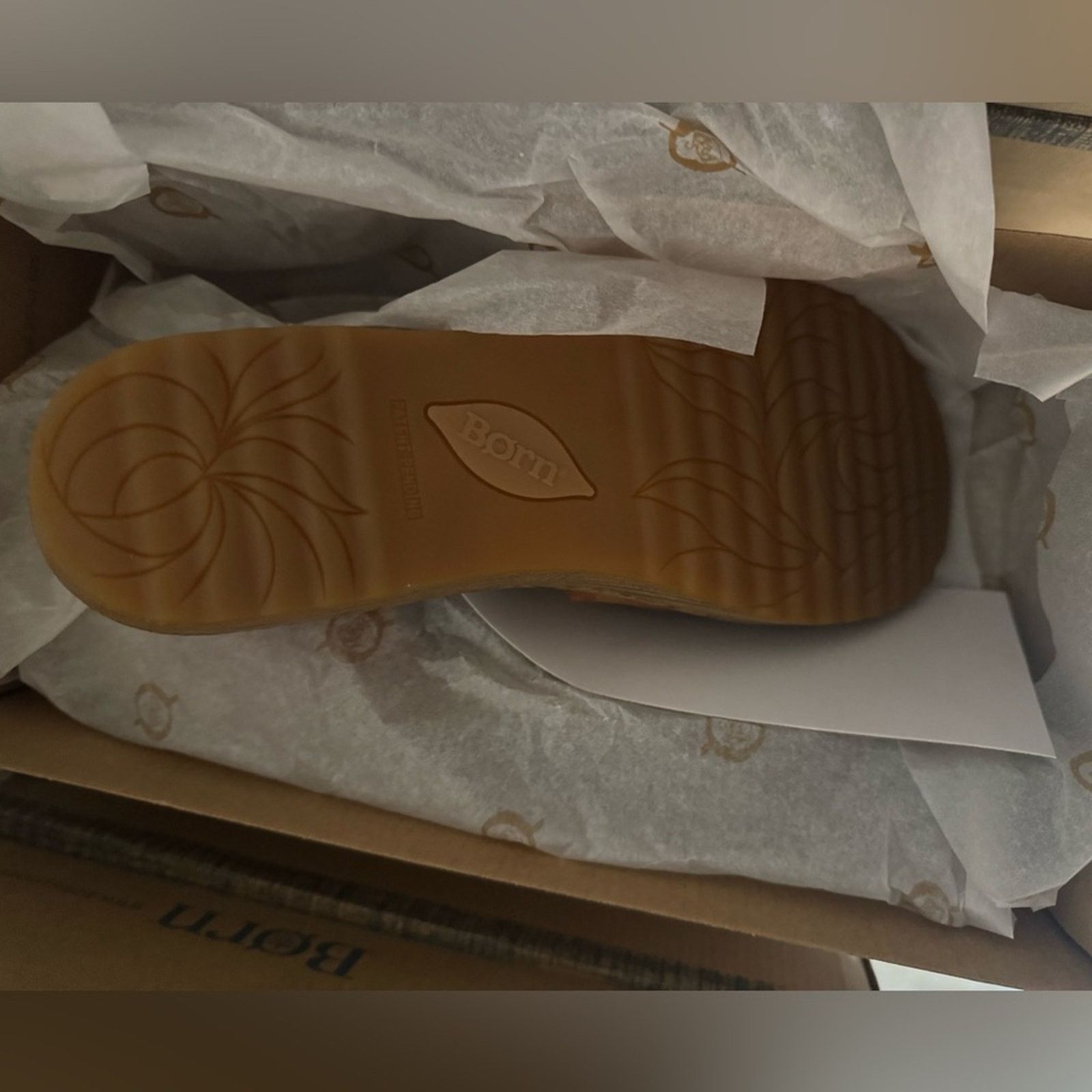 Born 🎉LAST PIECE 🎉 Born Aleah Slide Sandals - Leather Size US 7 / IT 37 - 7 Thumbnail