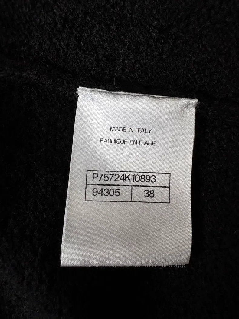 Chanel Chanel Leather chain black knitwear coat Size XS / US 0-2 / IT 36-38 - 6 Thumbnail