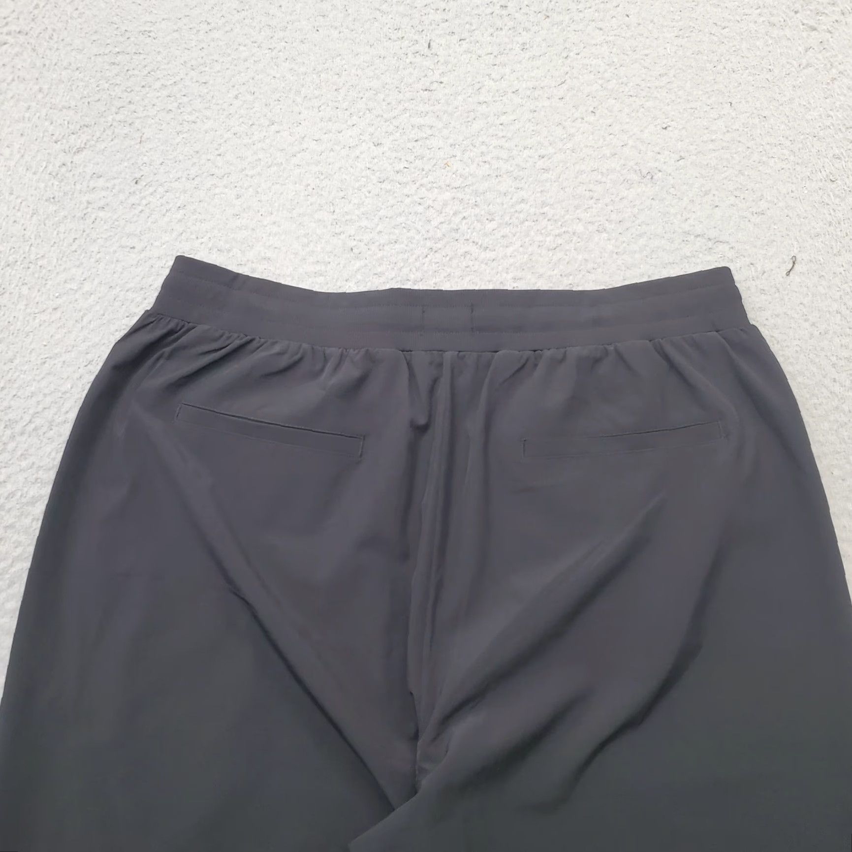 Lou & Grey Lou & Grey Womens Sweatpants Black Stretch Drawstring Waist Straight Leg Size L Size 36" / US 14 / IT 50 - 7 Thumbnail