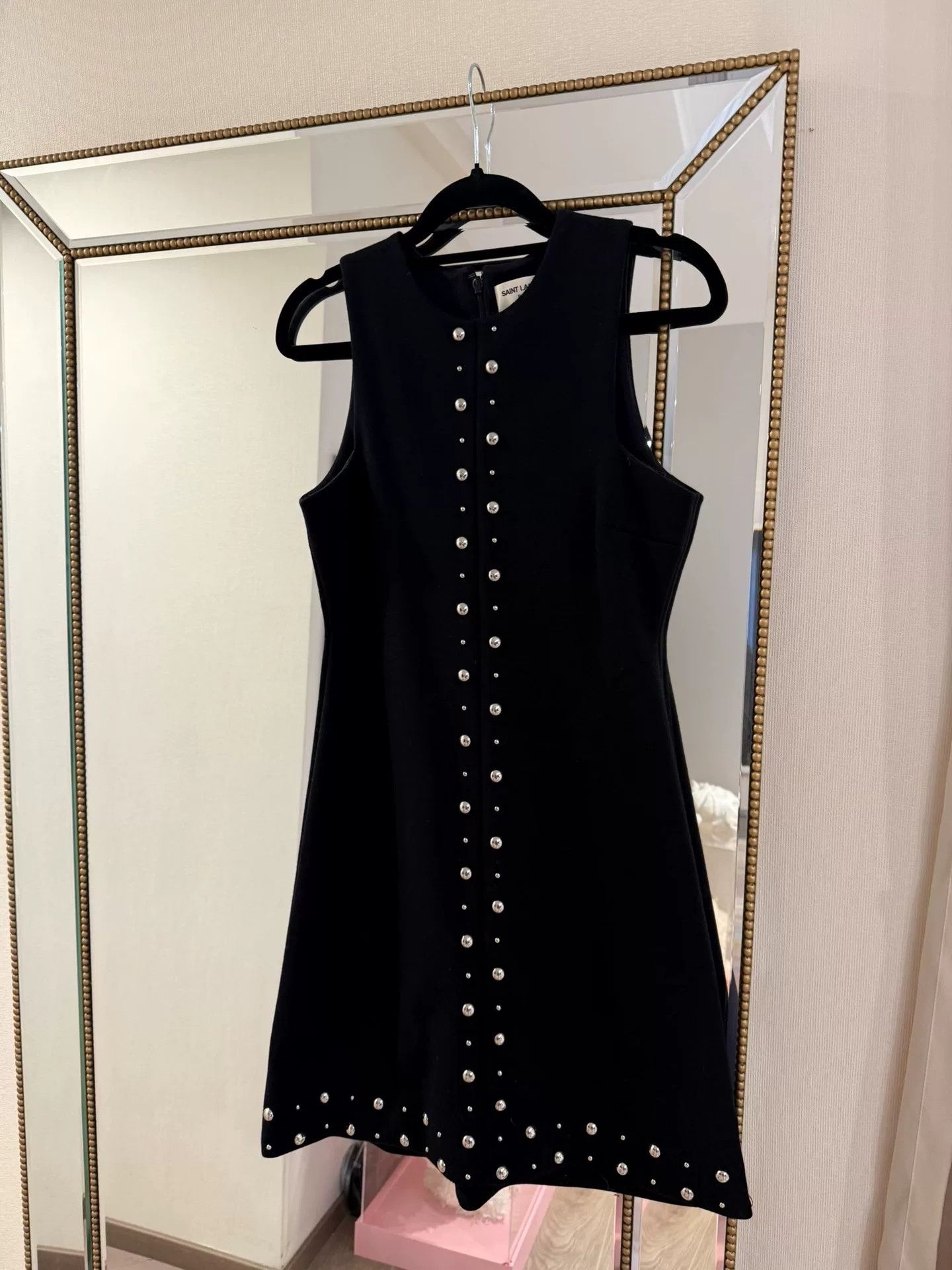 Saint Laurent Paris Saint Laurent Black Sleeveless Dress Size XS / US 0-2 / IT 36-38 - 1 Thumbnail