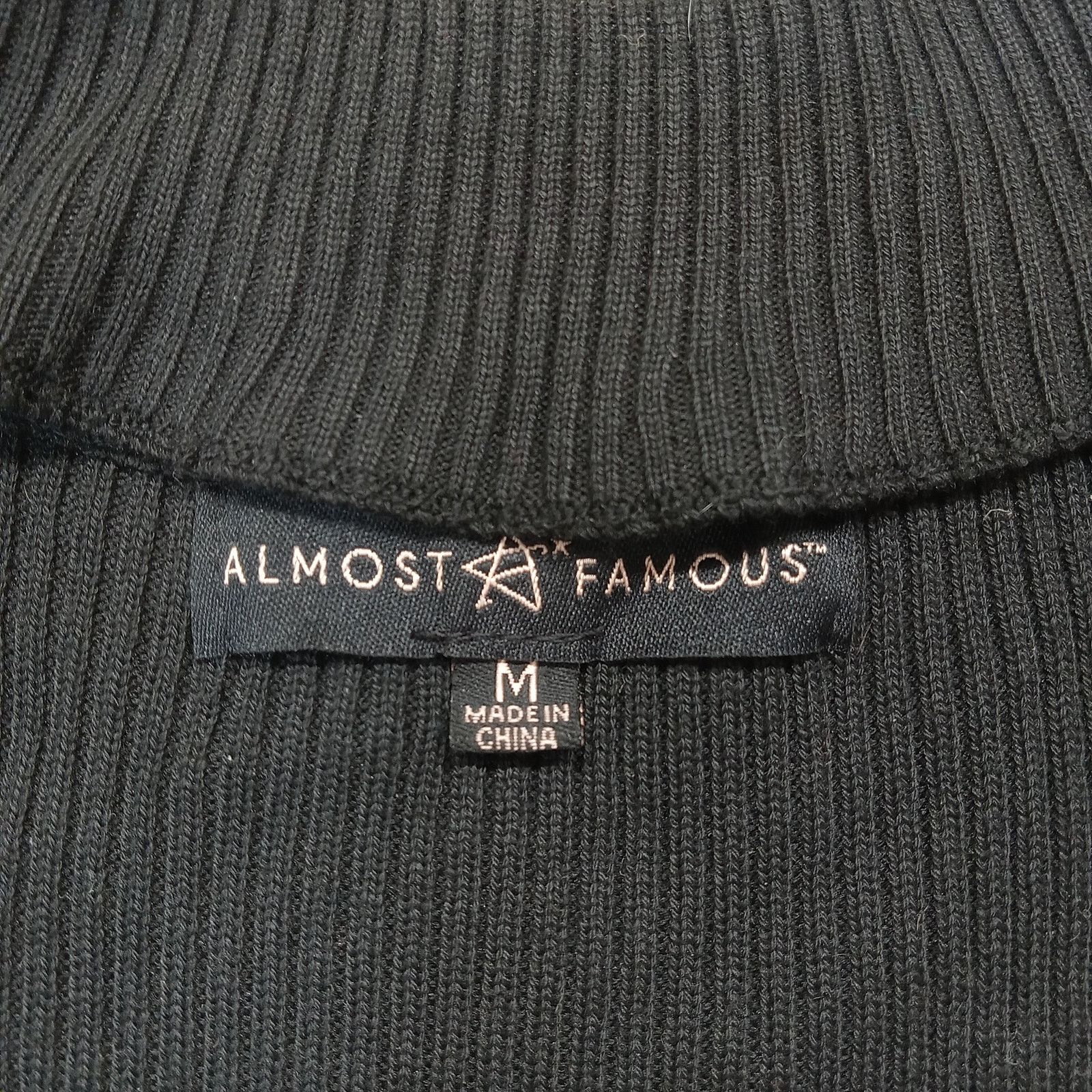 Almost Famous Almost Famous Sweater M Women's Sheer Sleeve Black Size M / US 6-8 / IT 42-44 - 5 Thumbnail