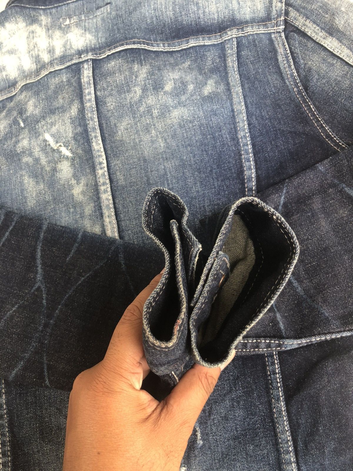 If Six Was Nine Japanese Fuga Distressed Denim Size US M / EU 48-50 / 2 - 21 Thumbnail