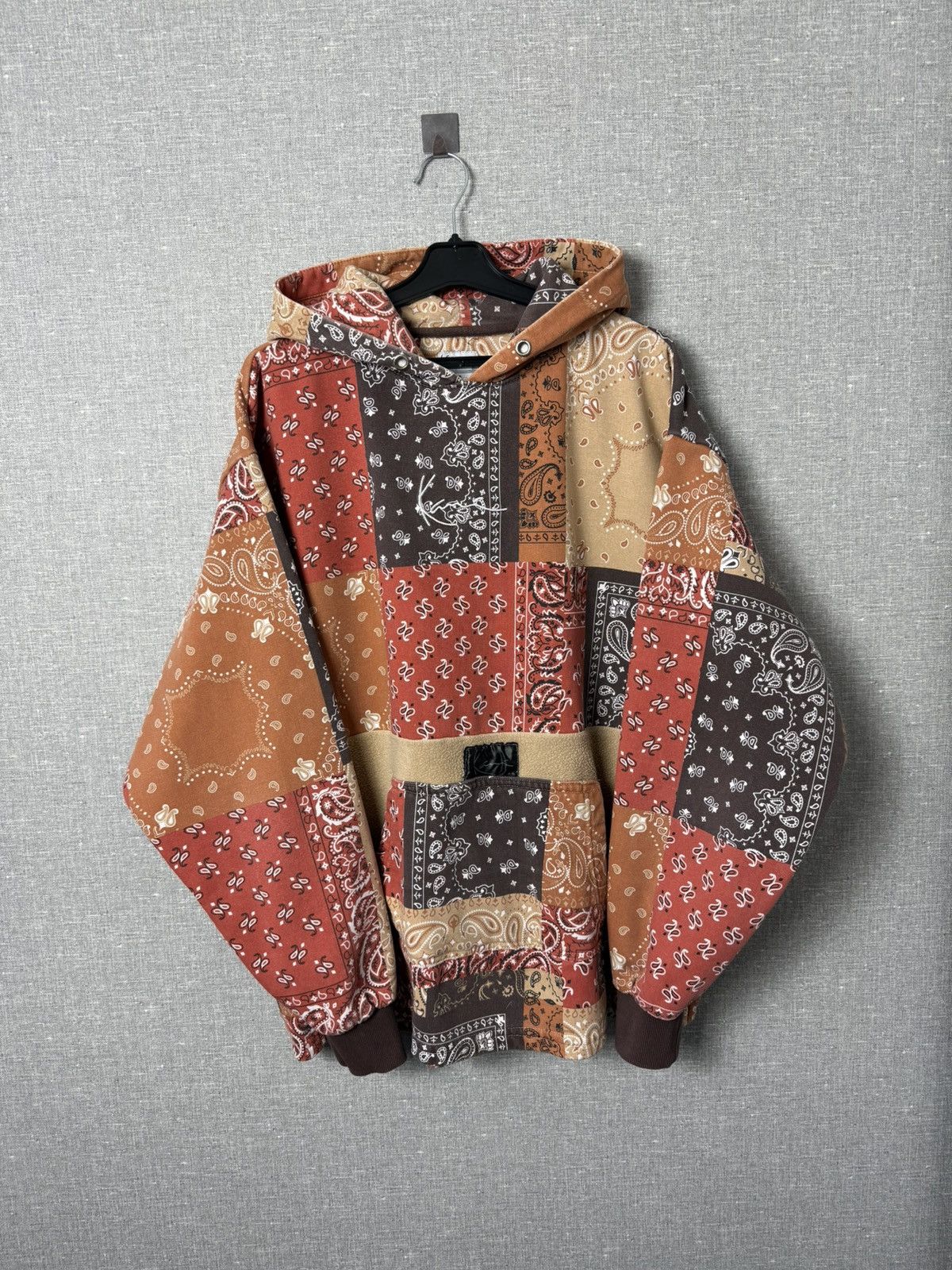 Karl Kani Karl Kani Patchwork Bandana Hoodie Center Logo Fleece Detail Size US M / EU 48-50 / 2 - 1 Thumbnail