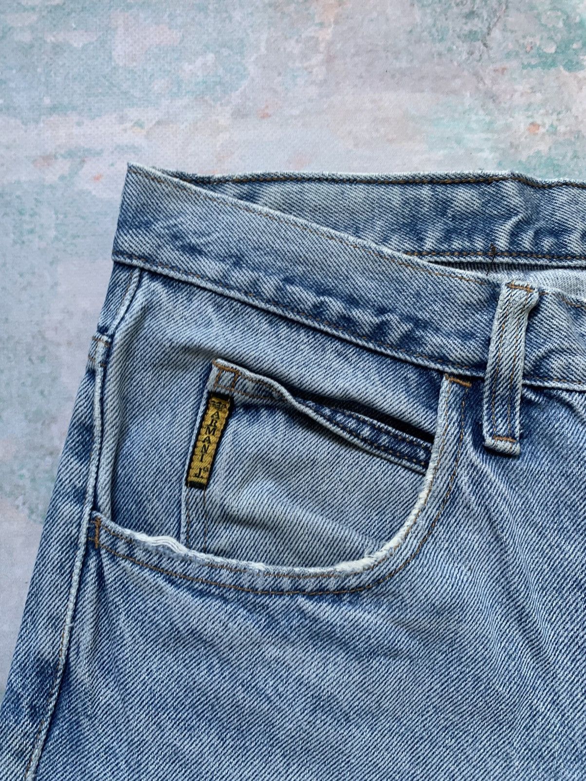 Armani Hype Armani Jeans 2000s Vintage Denim Pant Size US 34 / EU 50 - 6 Thumbnail