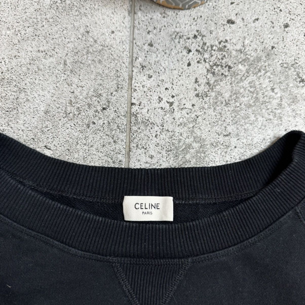 Celine Celine × Shawn Kurunery 19AW Archive Black Sweatshirt Rare Size US L / EU 52-54 / 3 - 7 Thumbnail