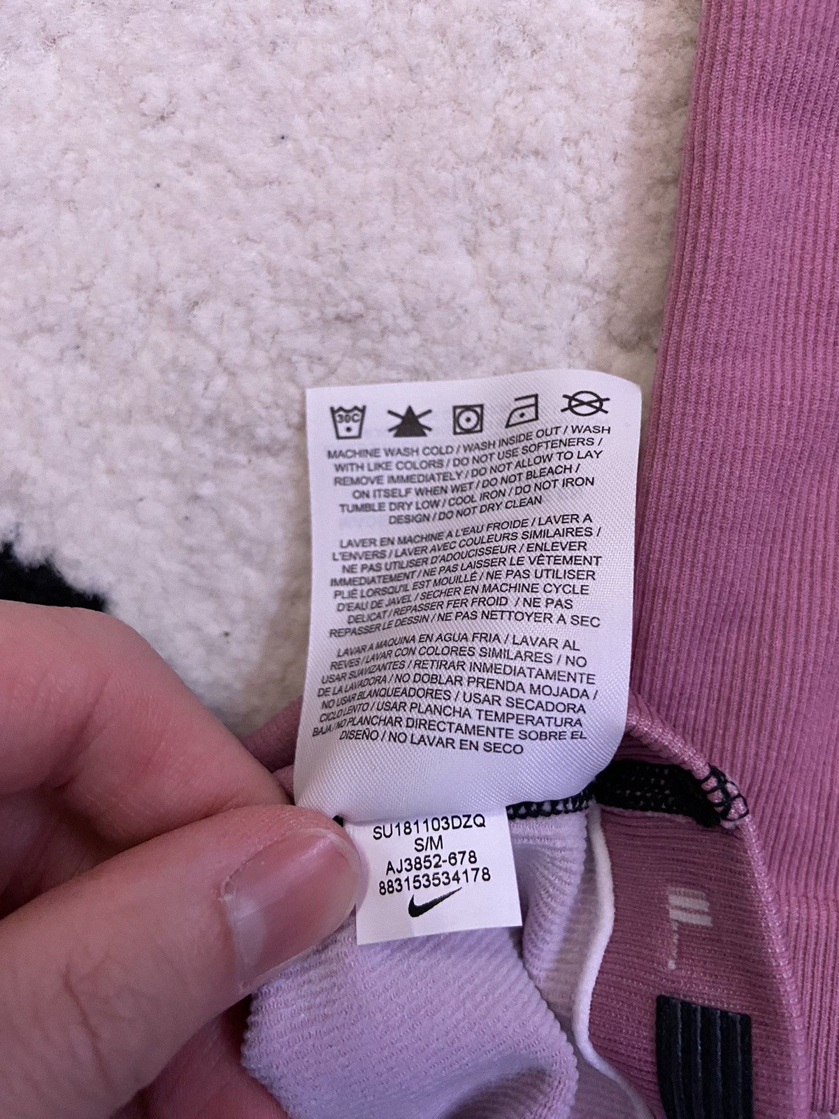Nike ACG Small/Med NikeLab ACG Leg Warmers Pink Size ONE SIZE - 4 Thumbnail