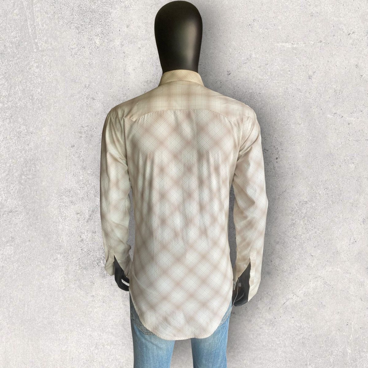 Dior Fall05 Eagle Embroidered Plaid Shirt Hedi Slimane Size US S / EU 44-46 / 1 - 4 Thumbnail