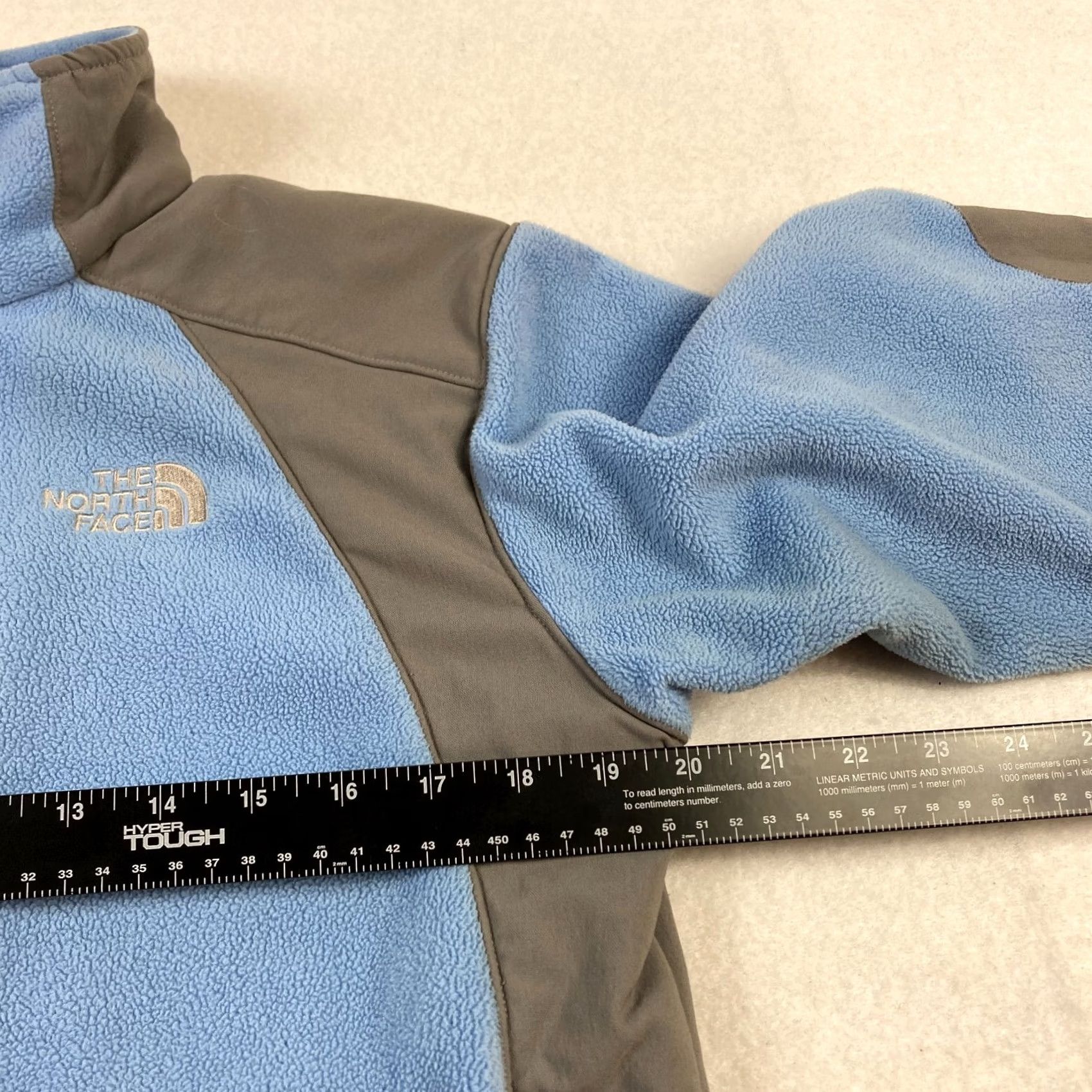 The North Face The North Face Fleece Jacket Women's Medium Blue Color Block Full Zip Soft Shell Size M / US 6-8 / IT 42-44 - 7 Thumbnail
