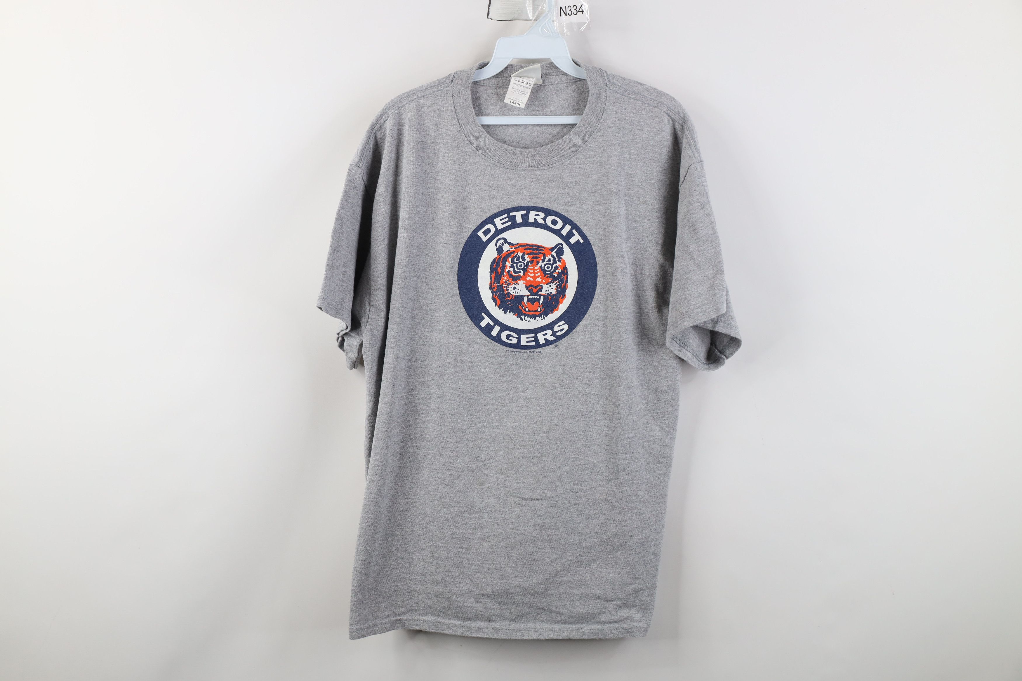 Vintage Vintage Y2K 2006 Logo Detroit Tigers Baseball T-Shirt Gray Size US L / EU 52-54 / 3 - 1 Thumbnail