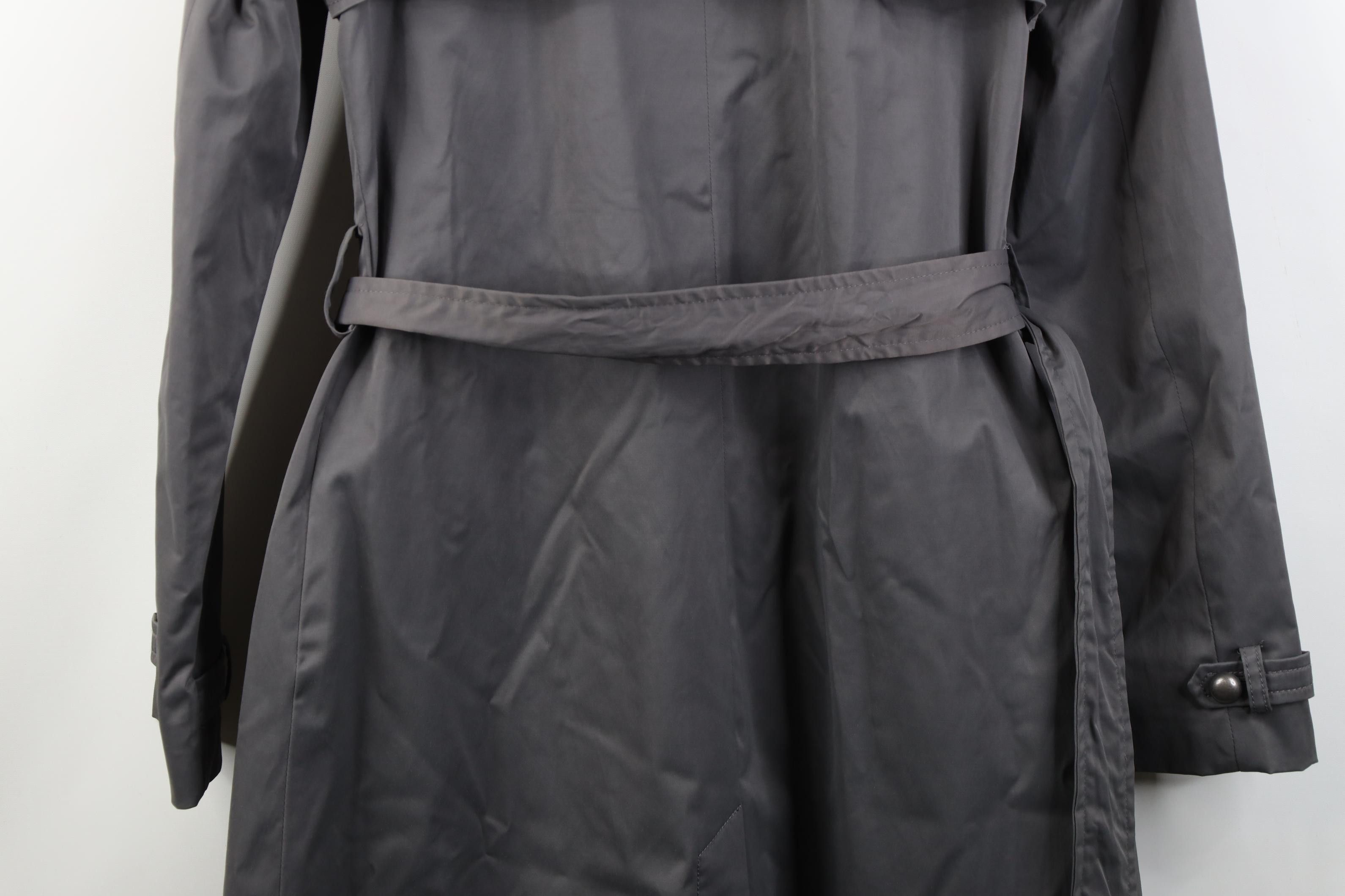 Vintage Vintage Y2K Mossimo Surfing Military Belted Trench Coat Rain Size S / US 4 / IT 40 - 15 Thumbnail