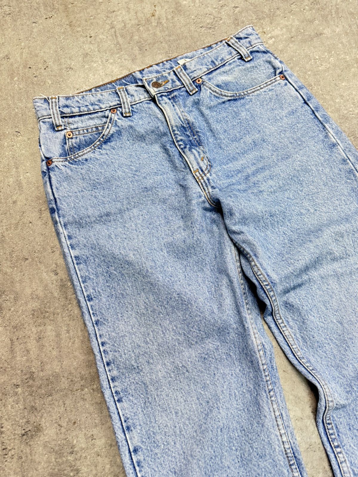 Levi's 90s Levi's 505 Denim Jeans Vintage Orange Tab Size US 32 / EU 48 - 5 Thumbnail