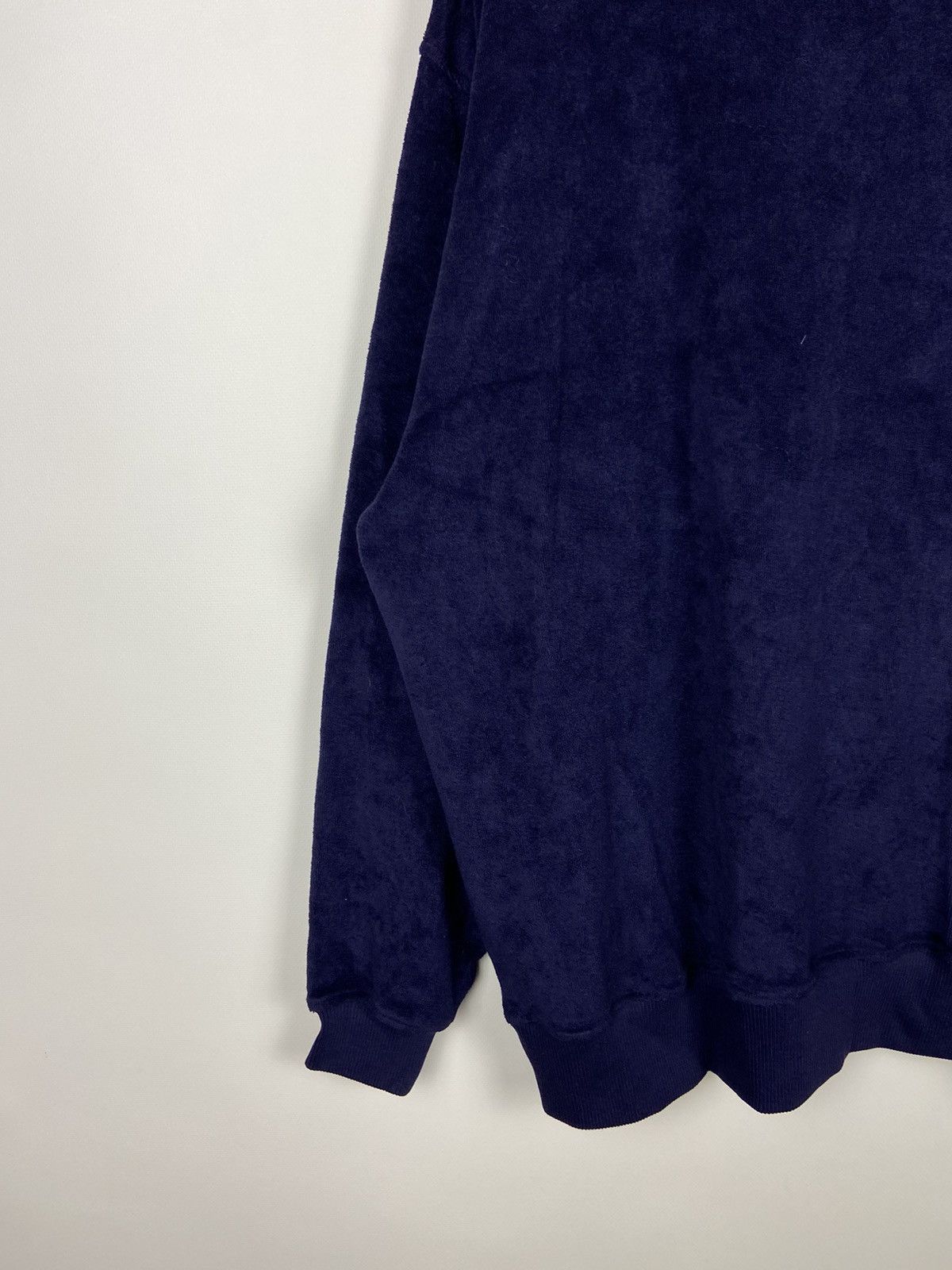 YMC YMC Daisy Terry Towelling Crew Sweatshirt Mens Blue Sz XL Size US XL / EU 56 / 4 - 14 Thumbnail