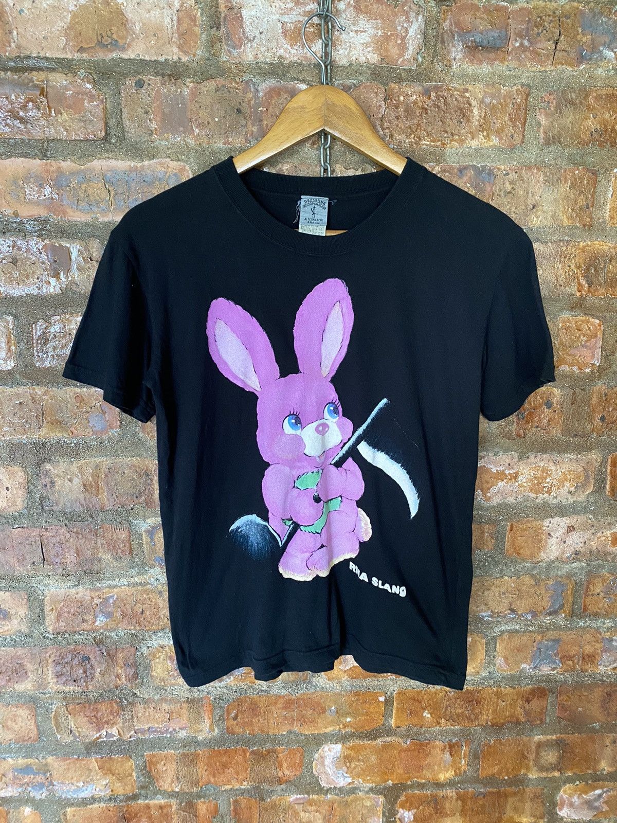 20471120 × Hysteric Glamour × Japanese Brand 1990s RNA Japan poem and fuck tee Size S / US 4 / IT 40 - 2 Thumbnail
