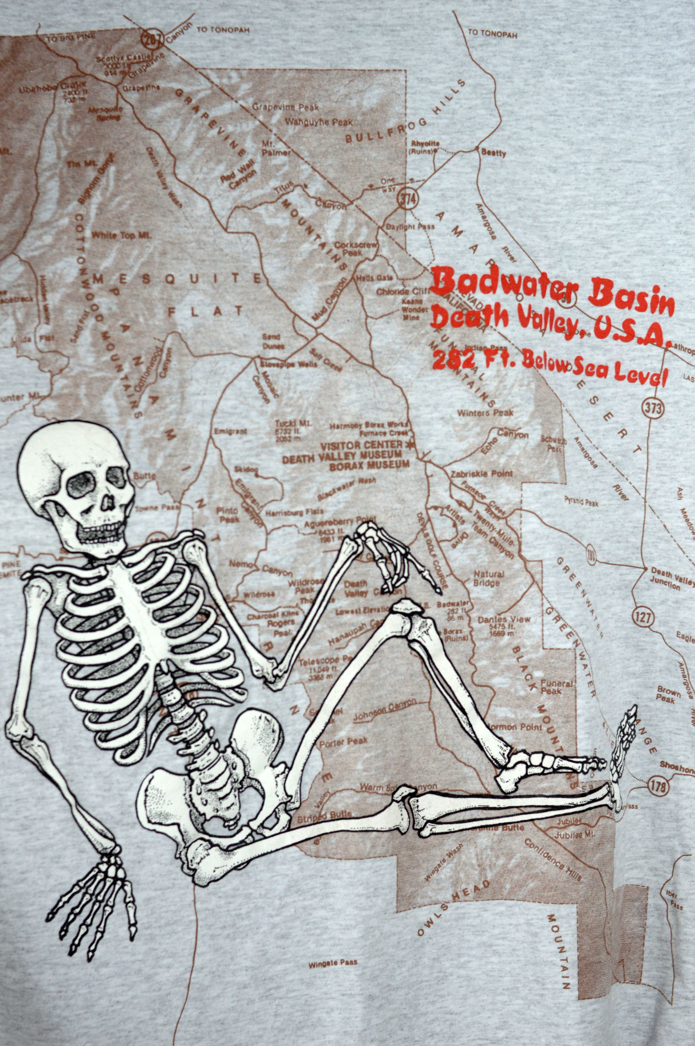 Vintage Vintage Badwater Basin Death Walley 90s t shirt Size US XL / EU 56 / 4 - 2 Thumbnail