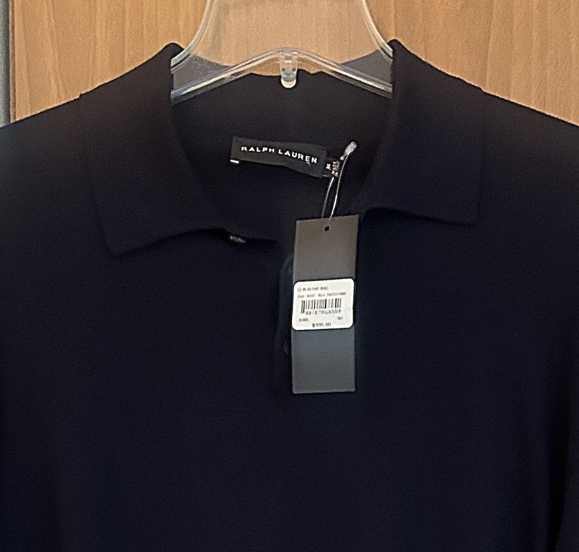 Ralph Lauren Black Label Ralph Lauren Black Label LS Polo Navy XL Slim Fit Runs Small Size US XL / EU 56 / 4 - 3 Thumbnail