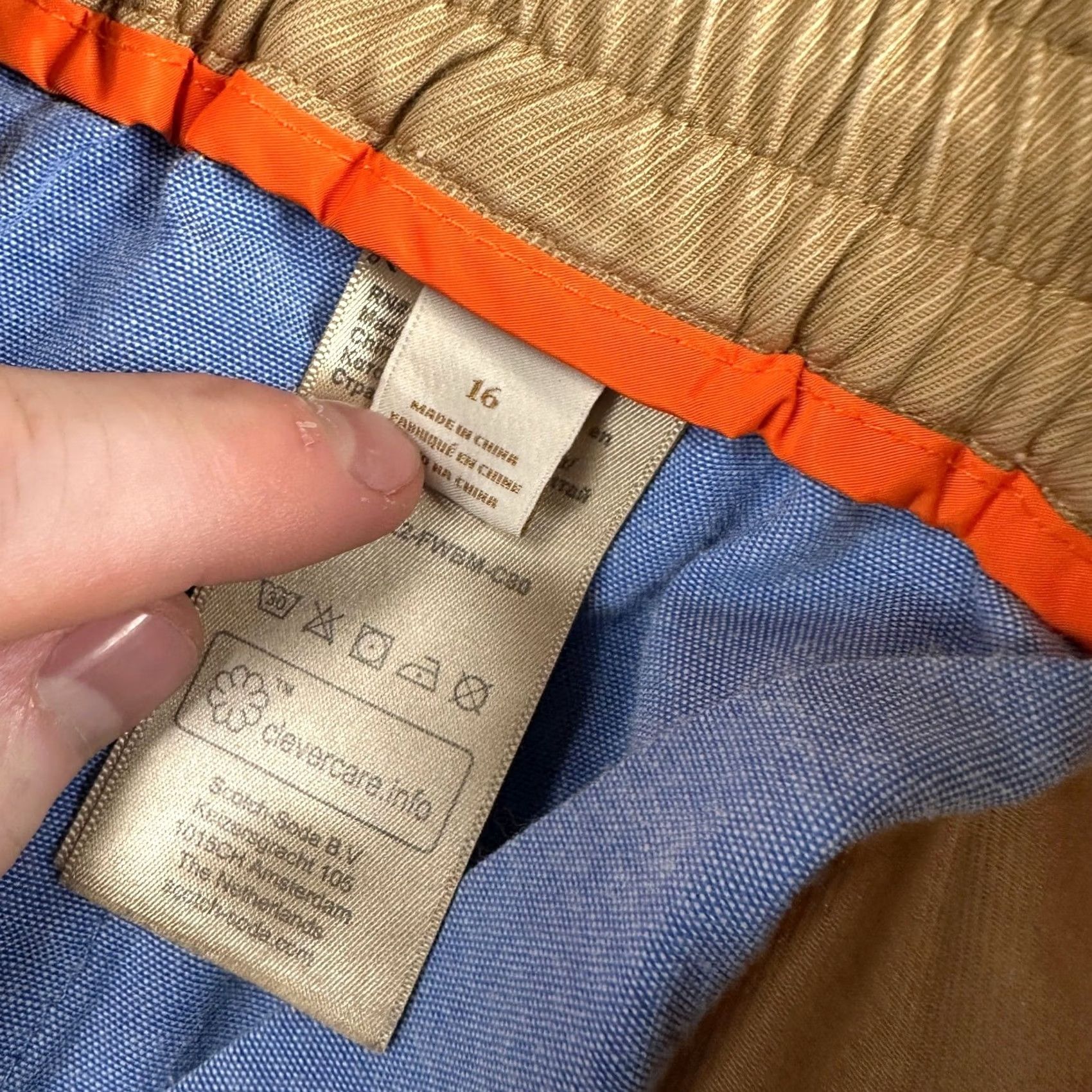 Scotch & Soda Scotch & Soda Men Pull On Pants Brown Drawstring Elastic Front Flat Front Relaxed Slim Shirt? Size US 31 - 6 Thumbnail