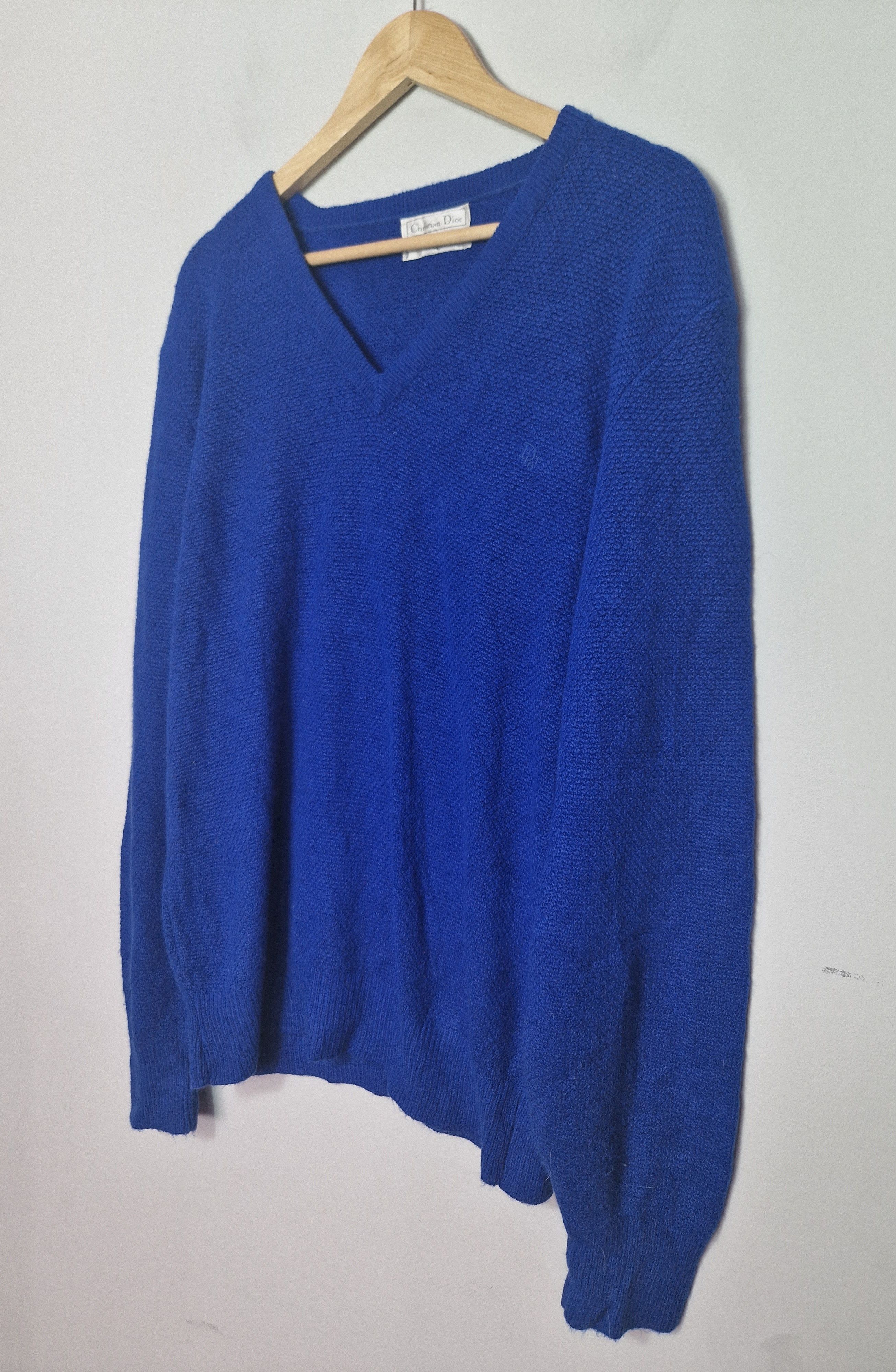 Dior × Hedi Slimane Christian Dior vintage made in USA knitted sweater Size US XL / EU 56 / 4 - 2 Thumbnail
