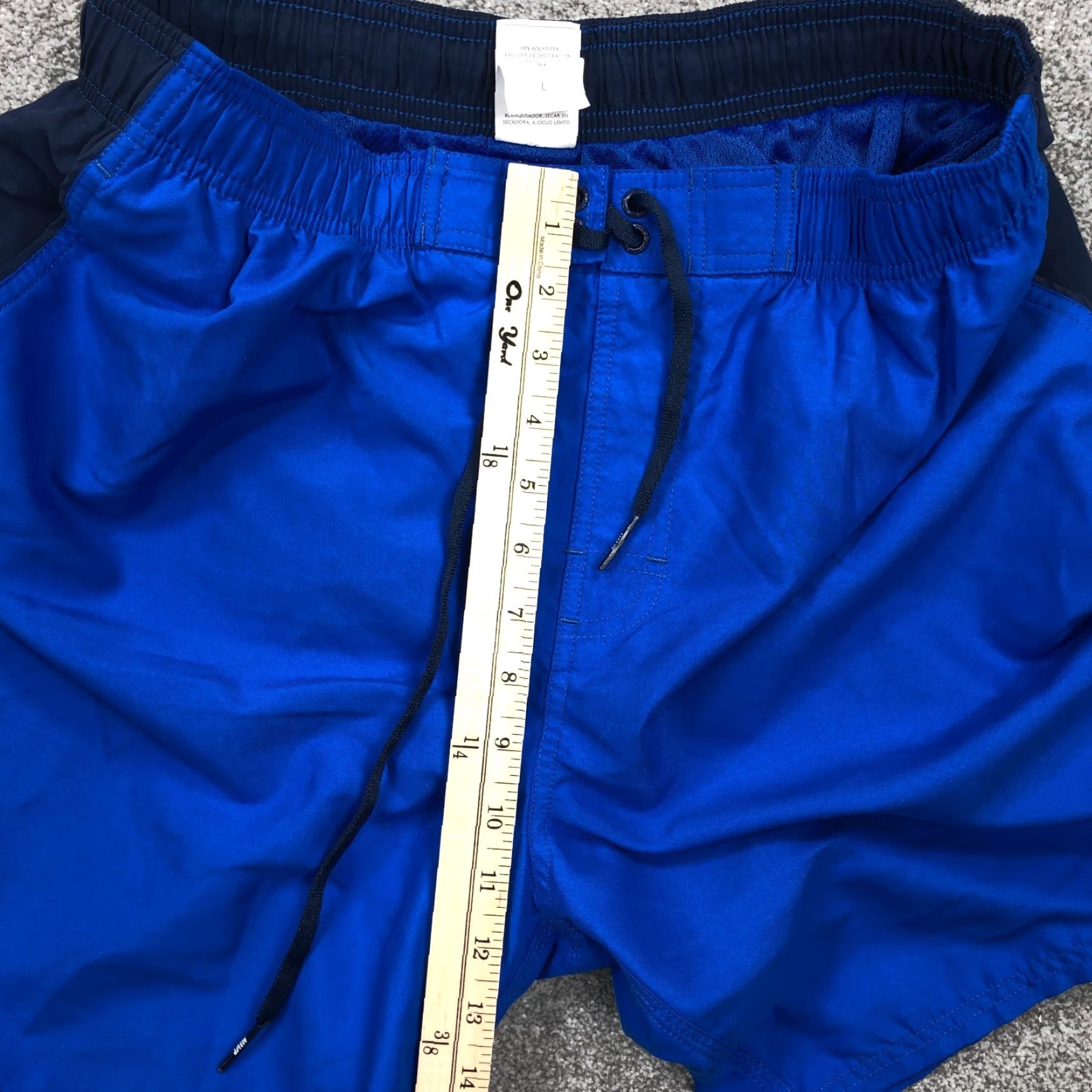 Nike Nike Basketball Shorts Men Large Blue Gym Training Joggers Athletic Shorts Size US 33 - 6 Thumbnail