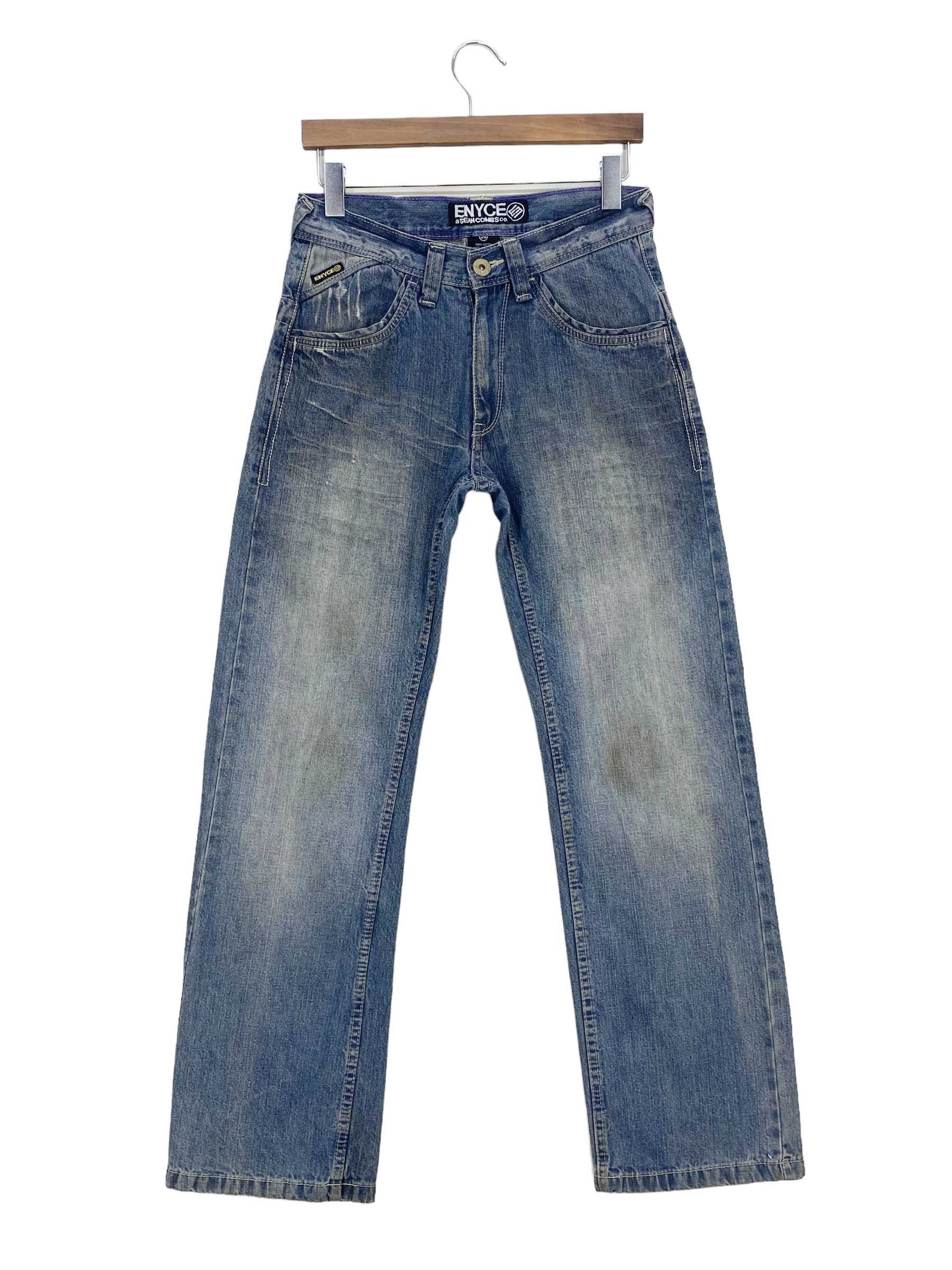 Enyce ENYCE Denim Flare Distressed Jeans Pants Size US 28 / EU 44 - 2 Thumbnail